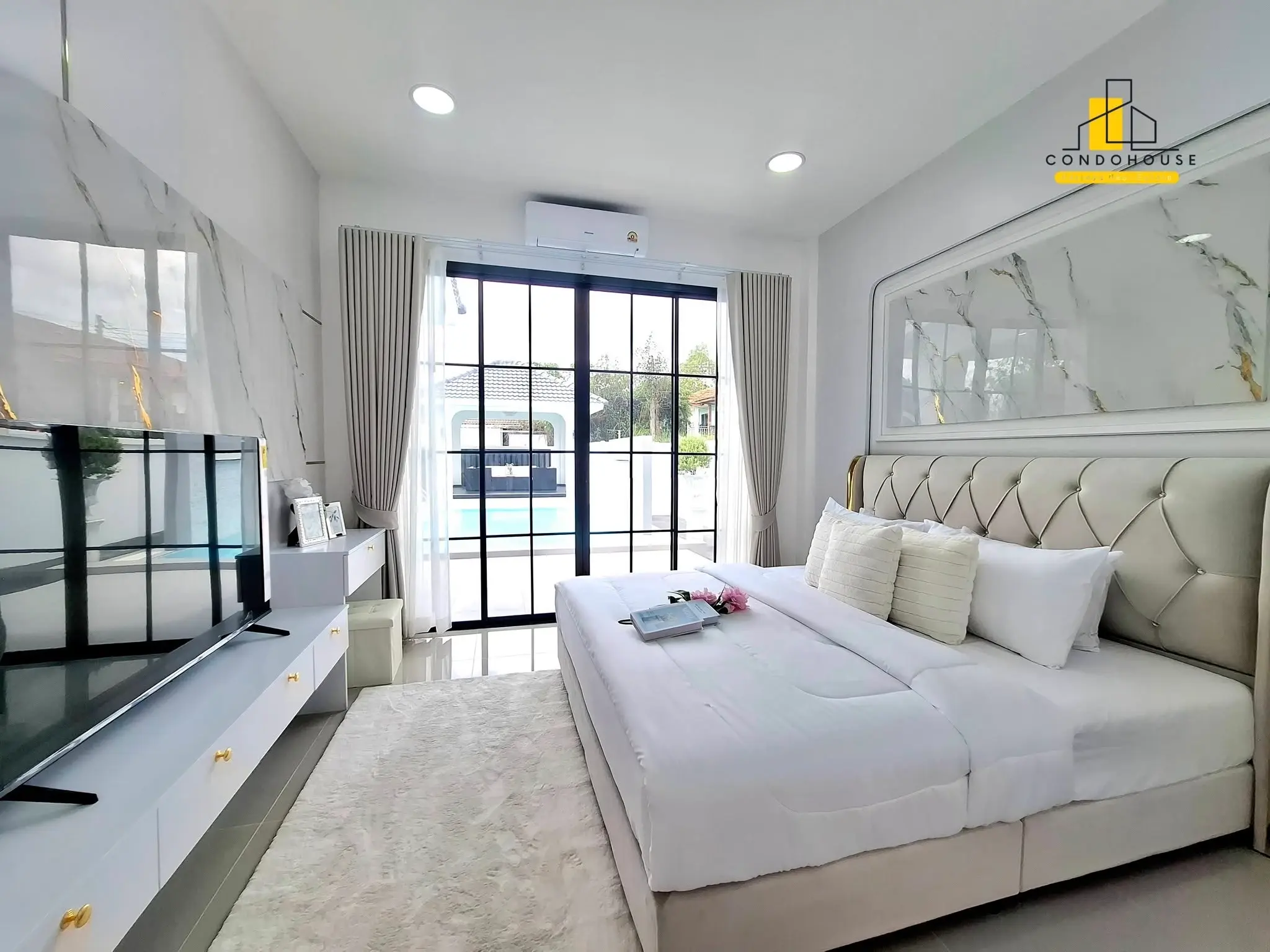 Spacious Single-Story Modern Home with Pool in Pattaya City