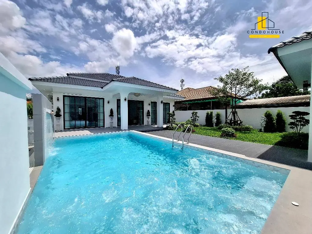 Spacious Single-Story Modern Home with Pool in Pattaya City