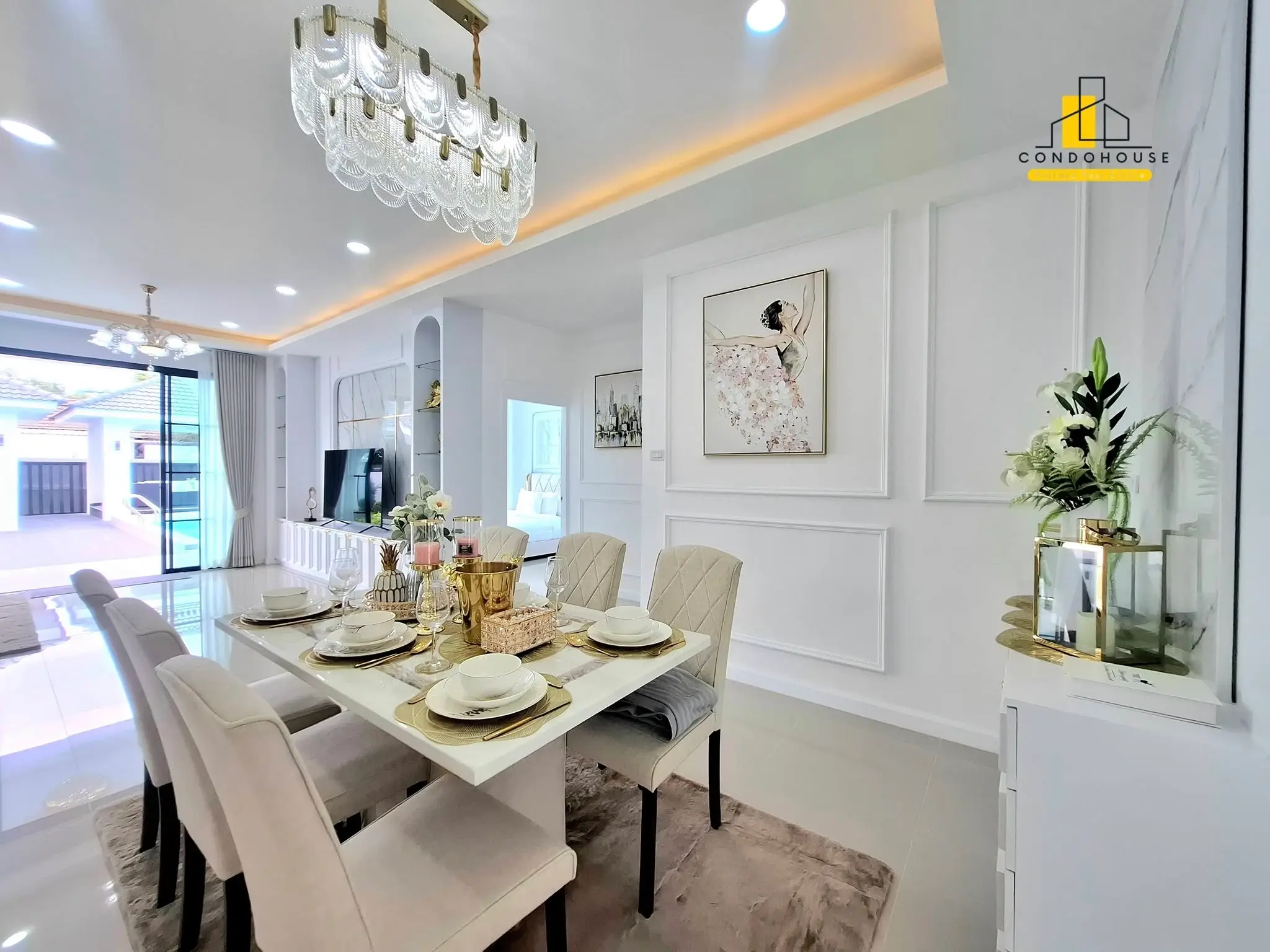 Spacious Single-Story Modern Home with Pool in Pattaya City