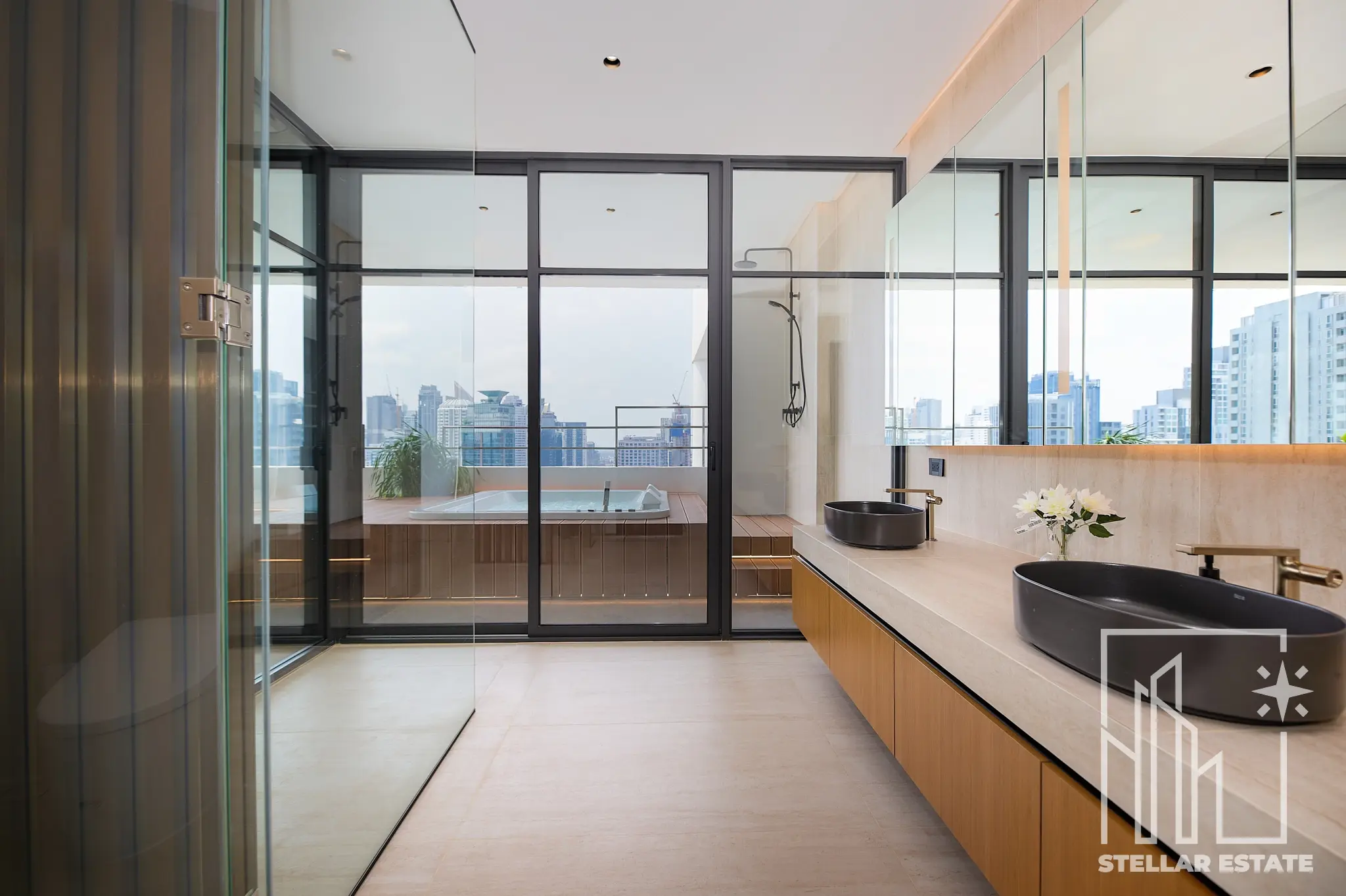 Jungle paradise duplex penthouse in Thonglor Bangkok