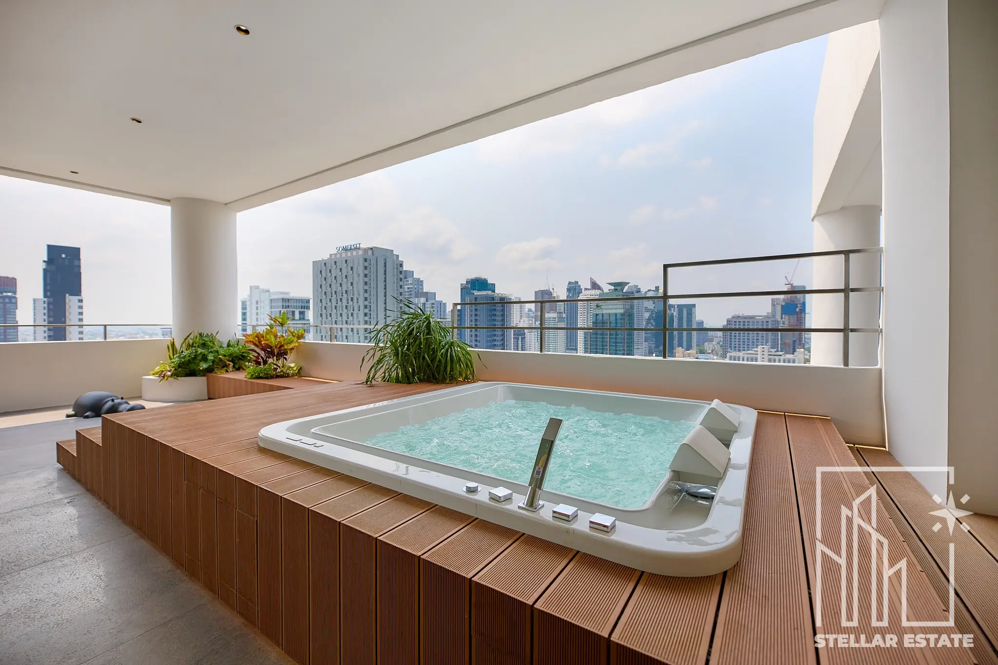 Jungle paradise duplex penthouse in Thonglor Bangkok
