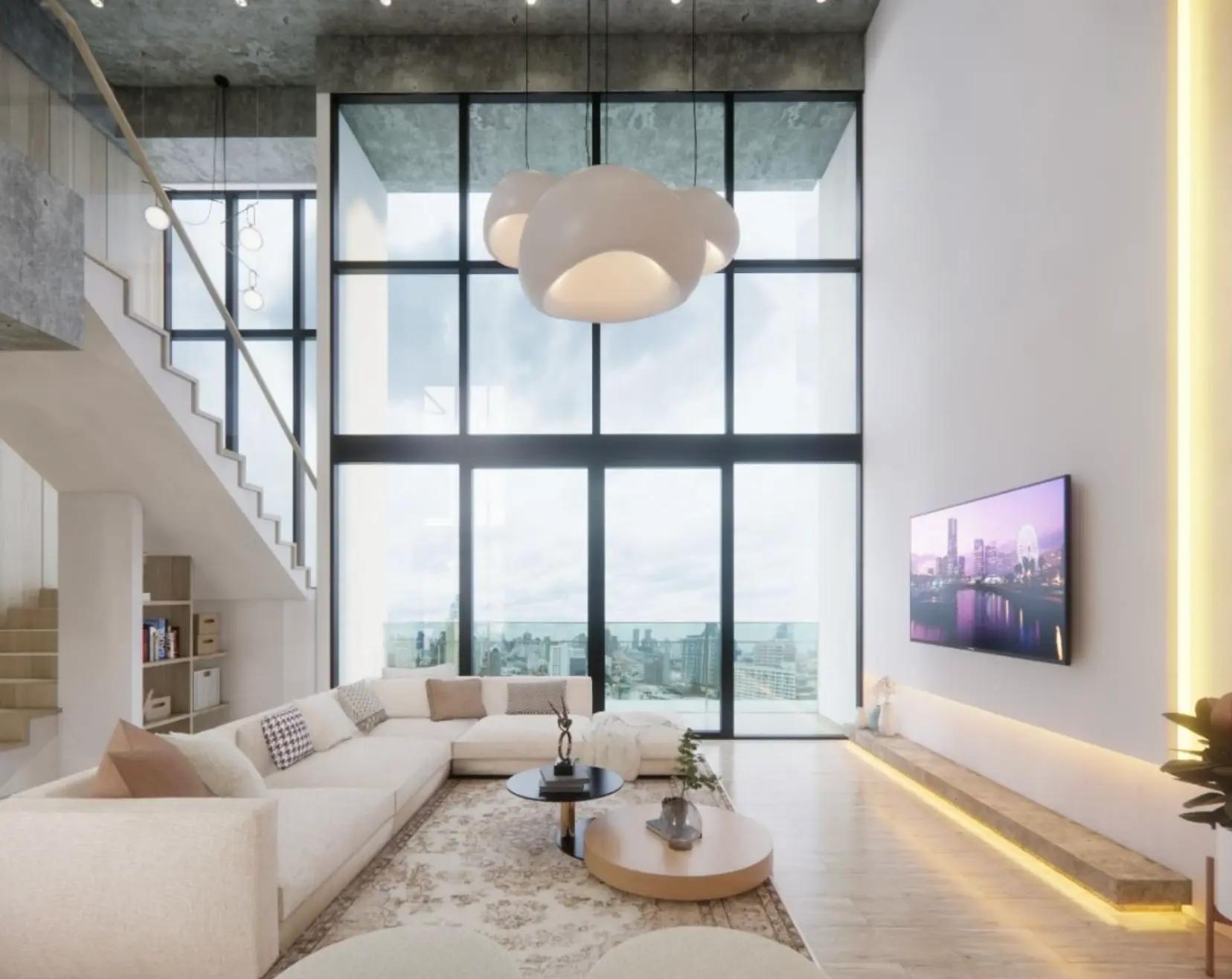 4 Bed/ 3 Bath Bare-Shell Duplex Penthouse. Alcove Thonglor 10