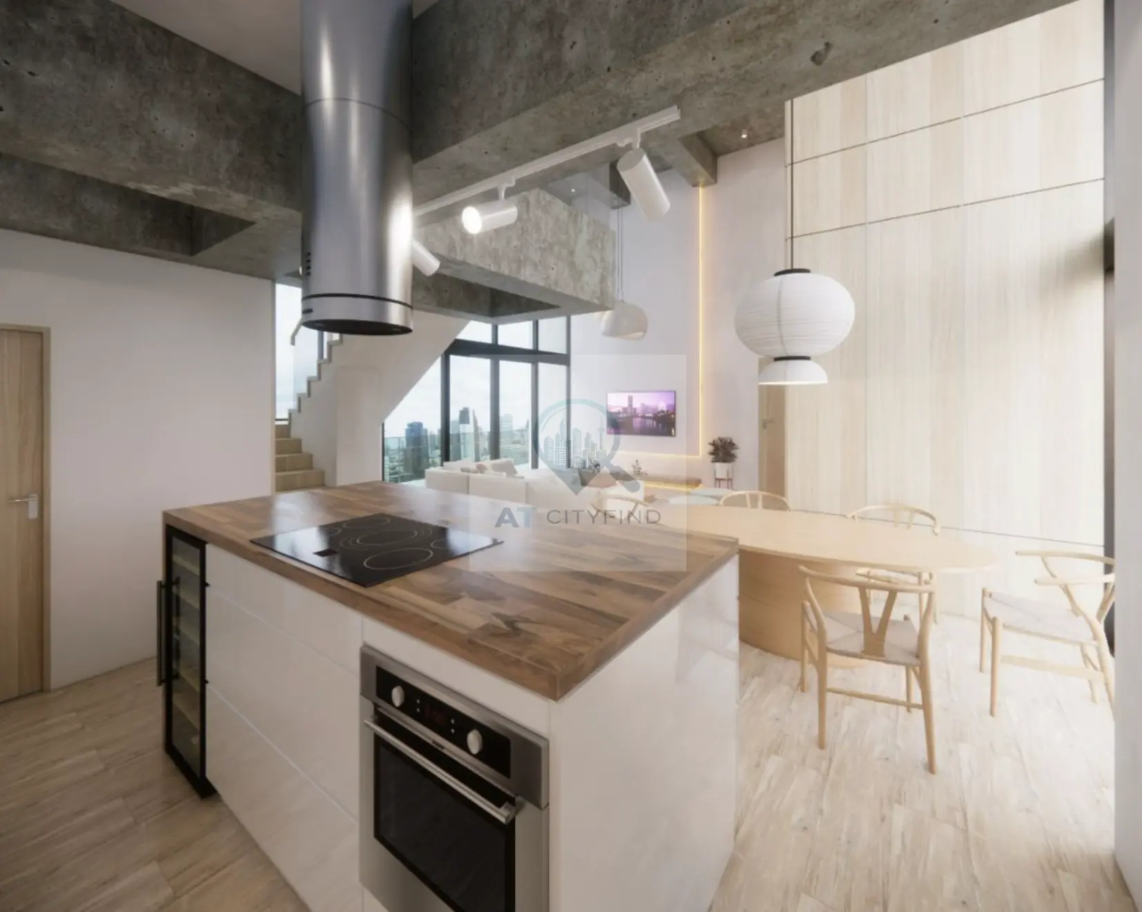 4 Bed/ 3 Bath Bare-Shell Duplex Penthouse. Alcove Thonglor 10