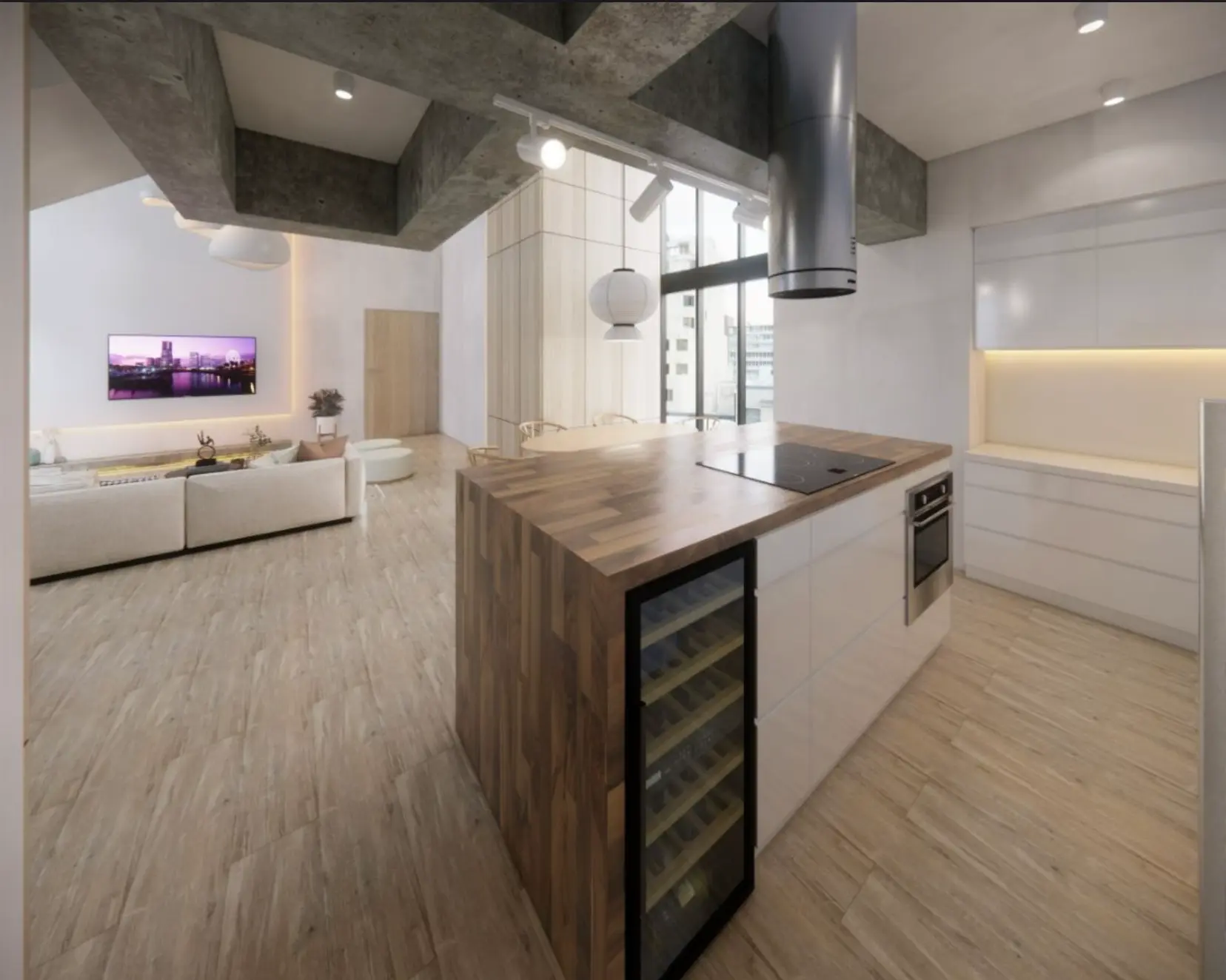4 Bed/ 3 Bath Bare-Shell Duplex Penthouse. Alcove Thonglor 10