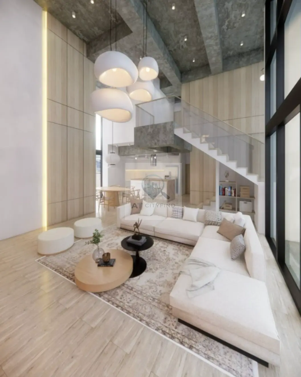 4 Bed/ 3 Bath Bare-Shell Duplex Penthouse. Alcove Thonglor 10