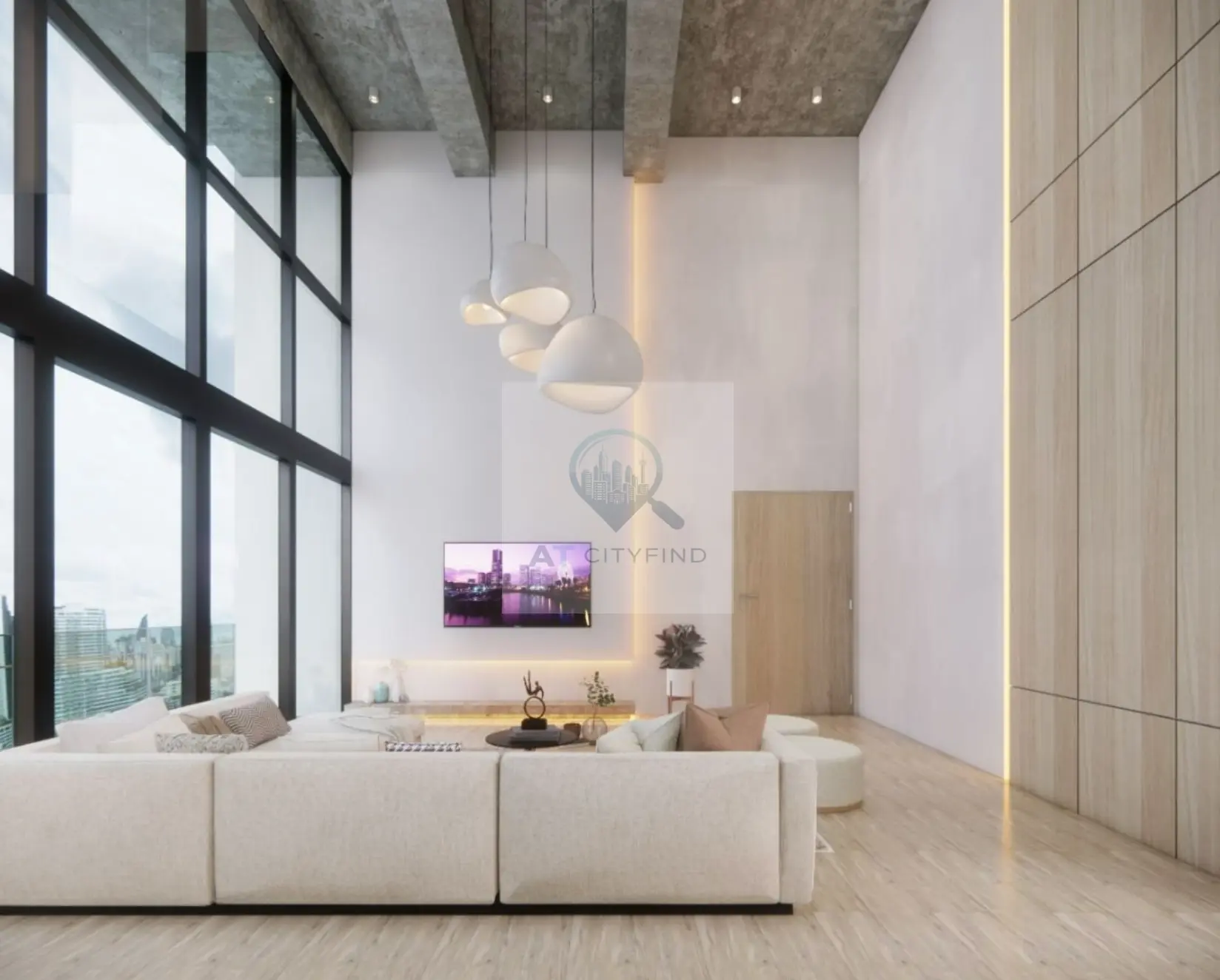 4 Bed/ 3 Bath Bare-Shell Duplex Penthouse. Alcove Thonglor 10