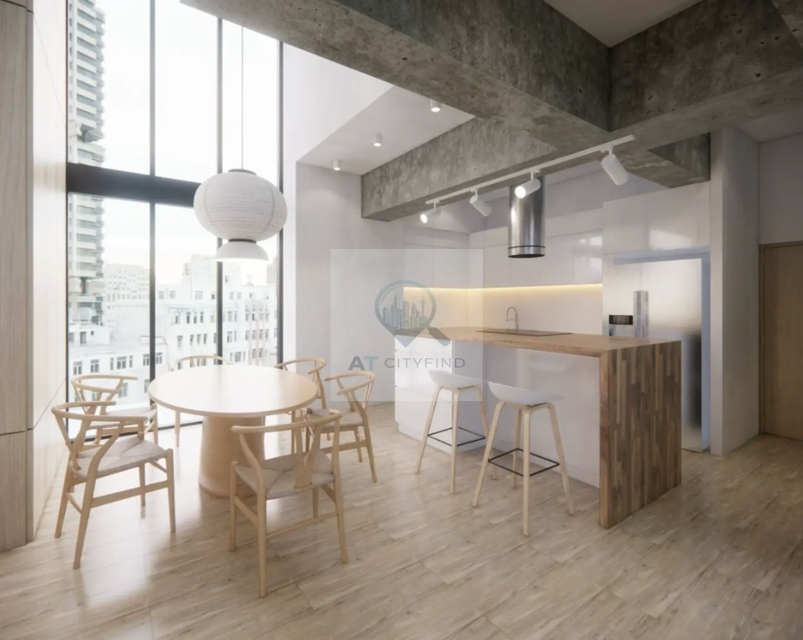 4 Bed/ 3 Bath Bare-Shell Duplex Penthouse. Alcove Thonglor 10
