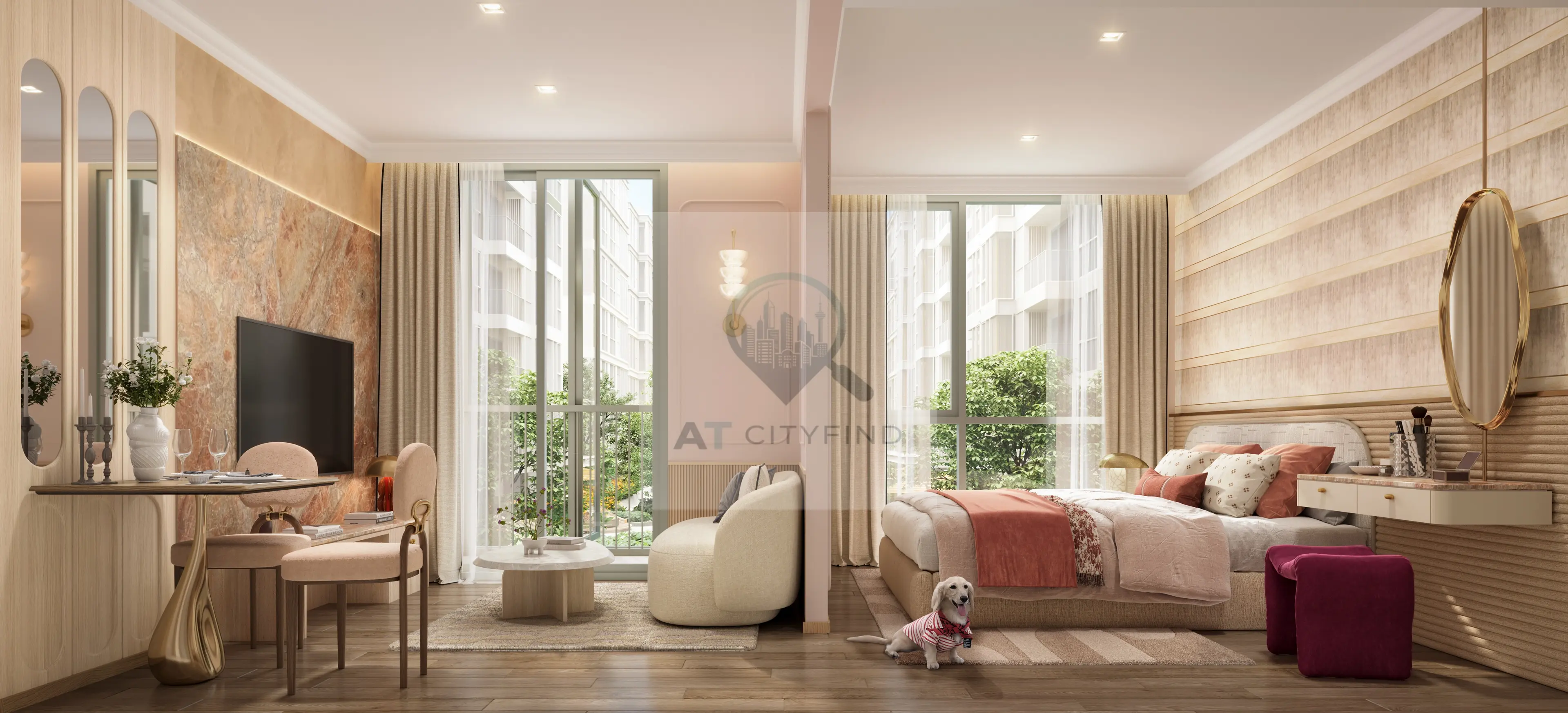 1 Bed/ 1 Bath Valles Haus