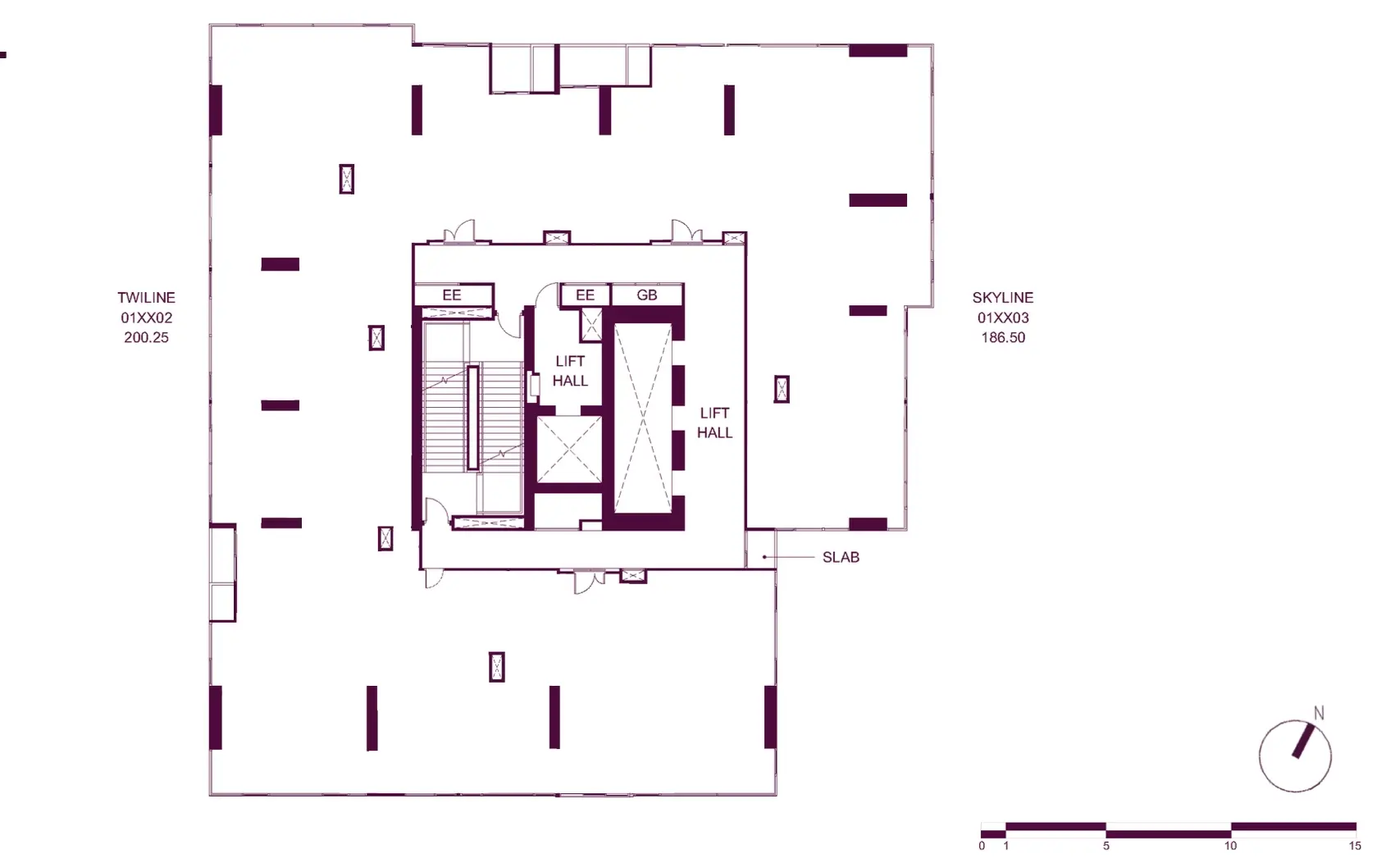 Bare-shell Penthouse. WIDEN by Sansiri