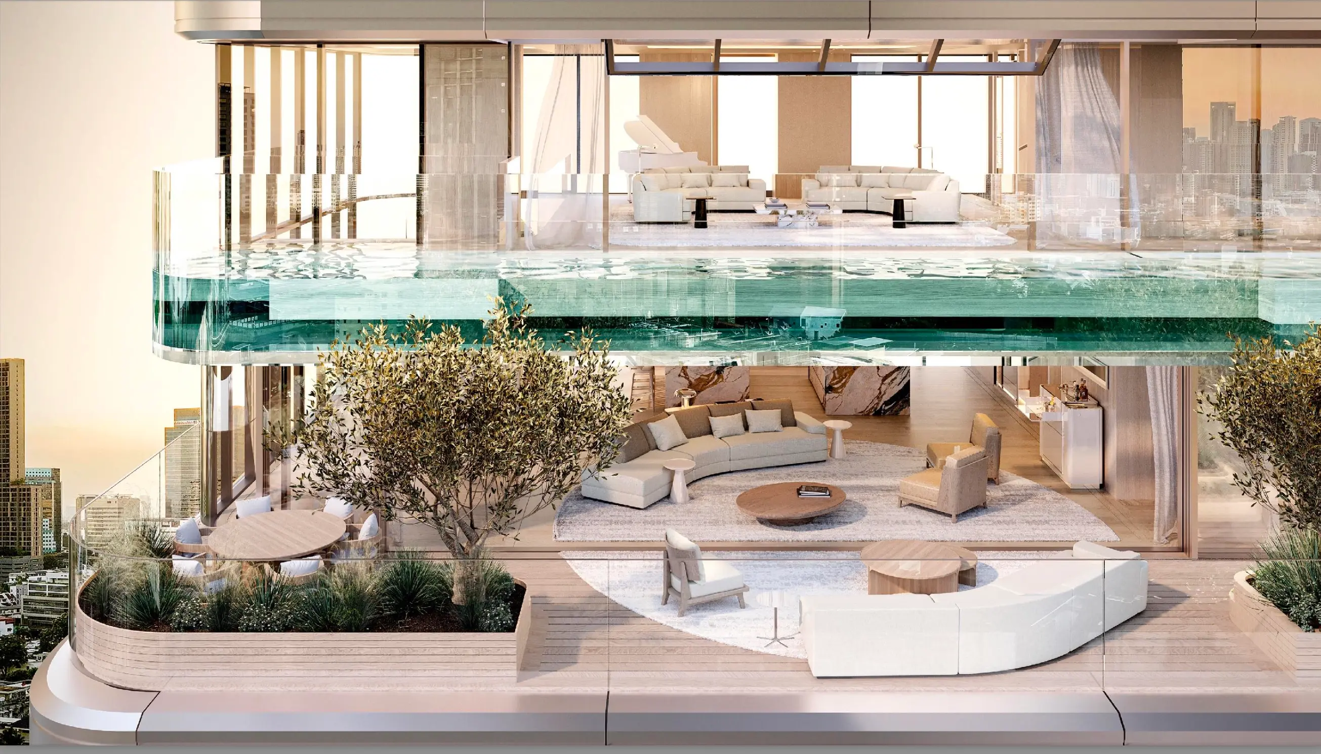 4 Bed/ 5 Bath Porsche Design Tower Bangkok