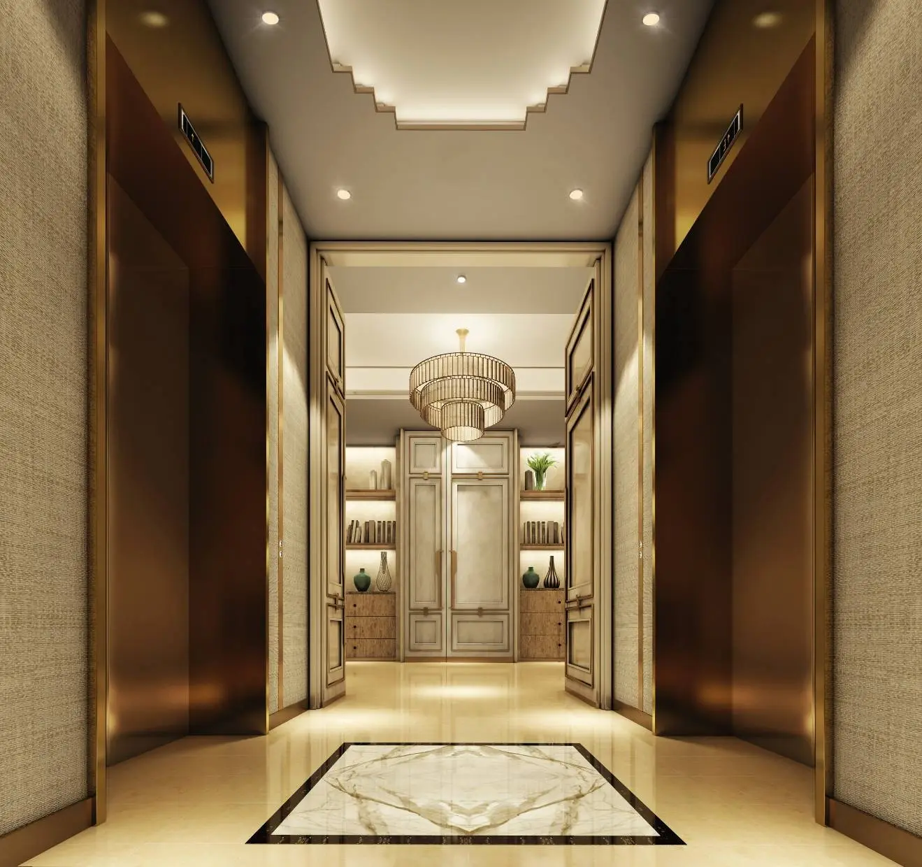 คอนโด 6 ห้องนอนขนาดกว้างขวาง ชั้น 51 พร้อมวิวเมืองที่สวยงามในคลองสาน