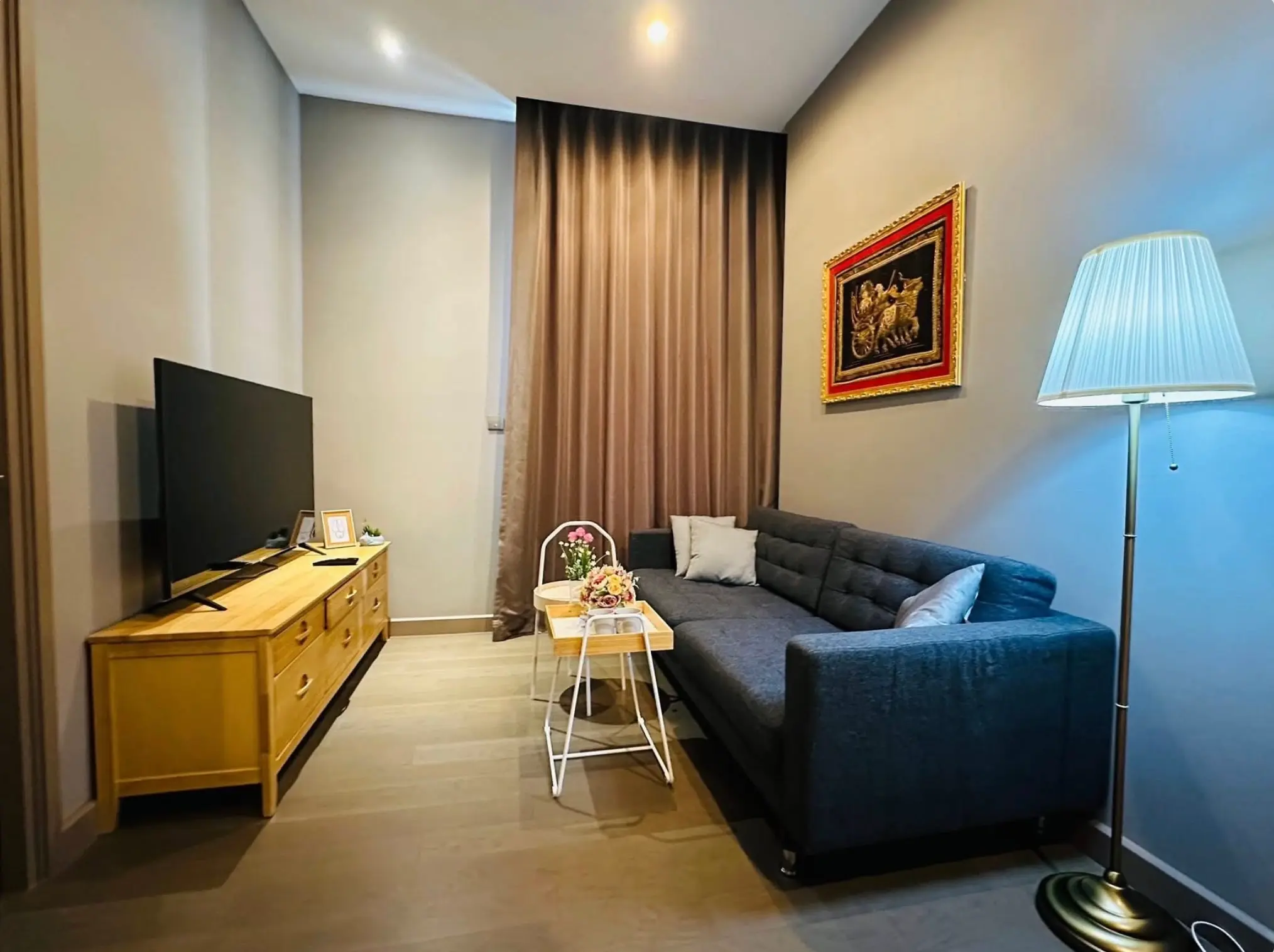 คอนโด 1 ห้องนอนสุดอบอุ่นในห้วยขวาง พร้อมการจัดวางอัจฉริยะและการอยู่อาศัยที่สบาย