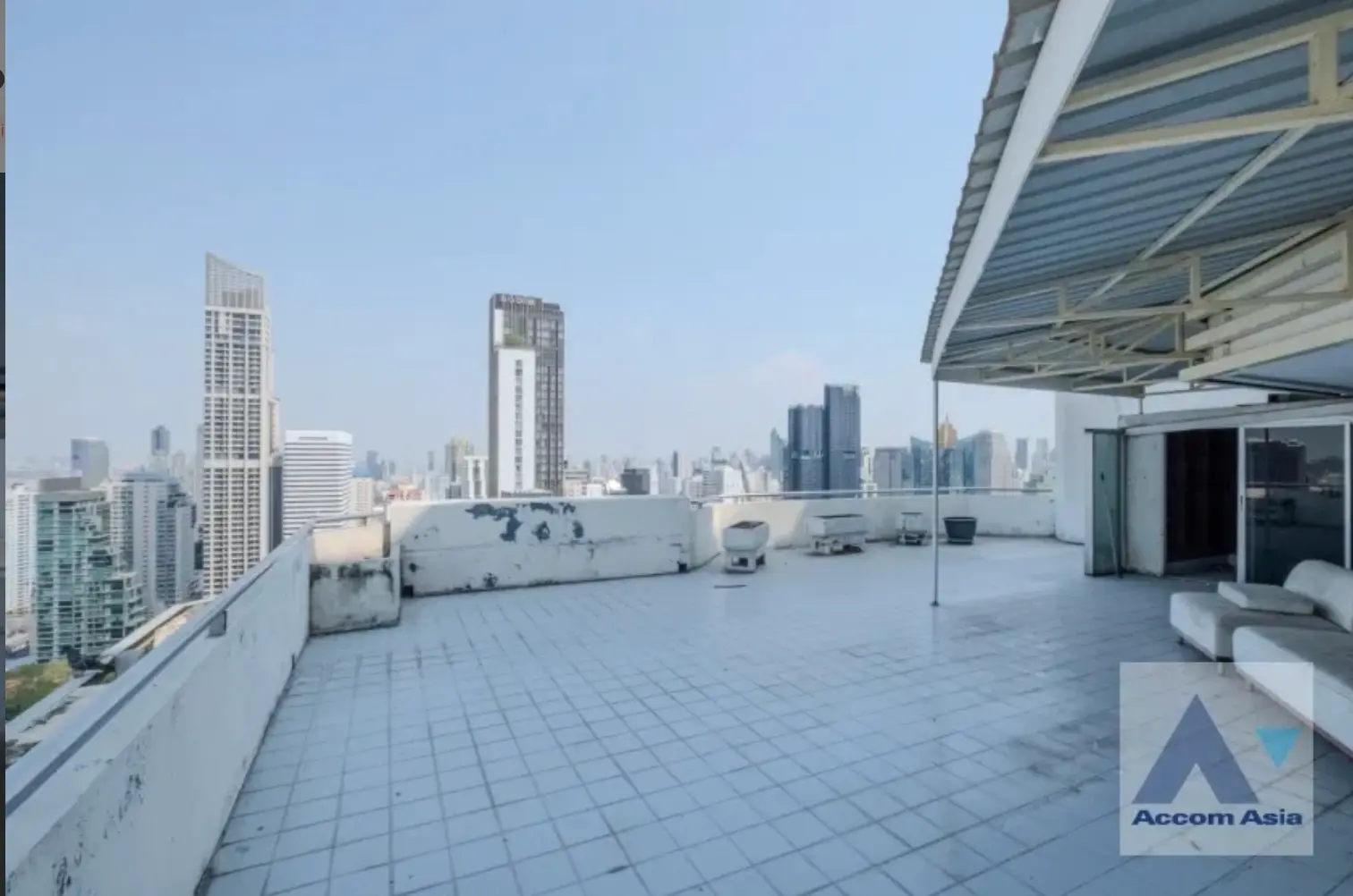 คอนโดฟรีโฮลด์ 2 ห้องนอนกว้างขวางพร้อมดาดฟ้าในวัฒนา