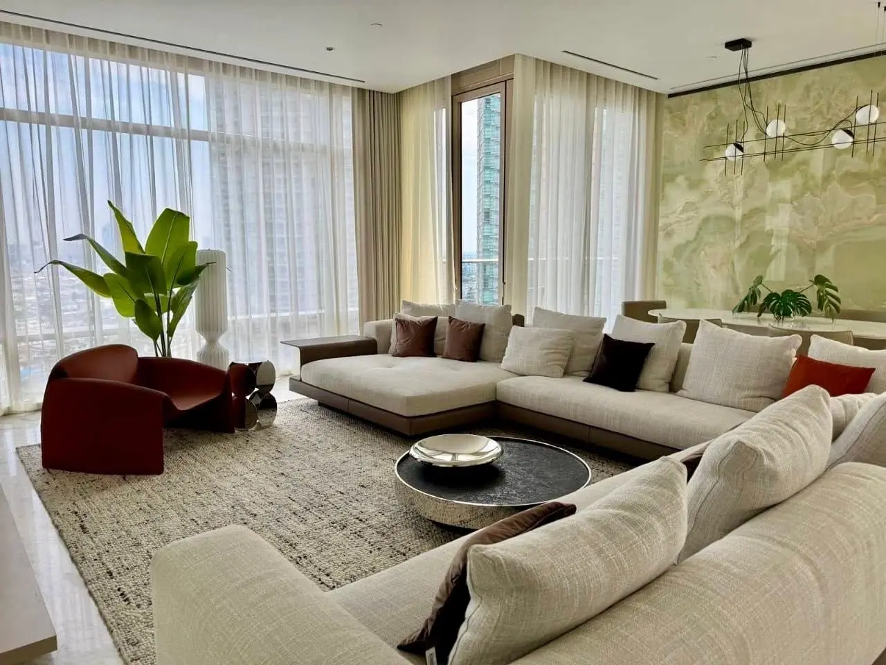 River front at Four Seasons Private Residences 3 beds for sale.