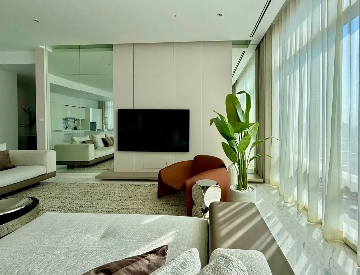River front at Four Seasons Private Residences 3 beds for sale.