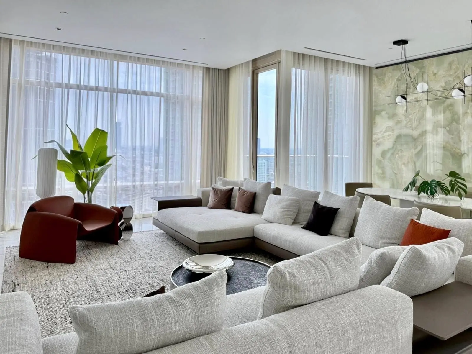 River front at Four Seasons Private Residences 3 beds for sale.
