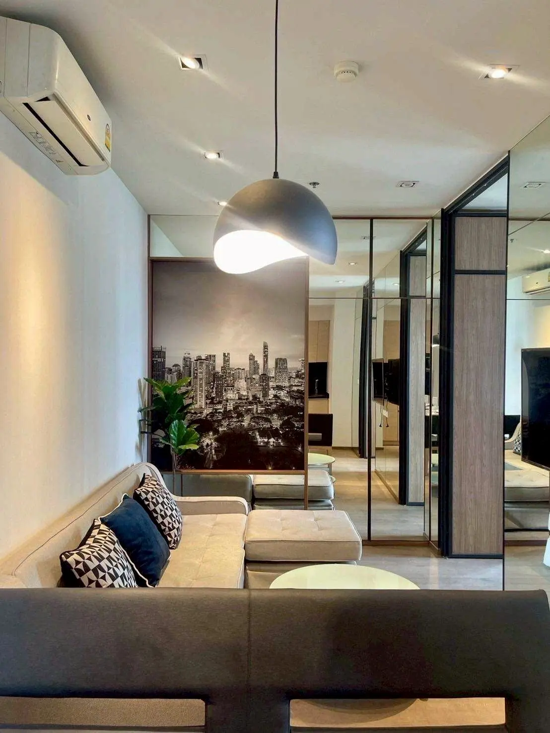 Park 24 for rent 2 beds fully furnished , Unblock view with Bathtub 