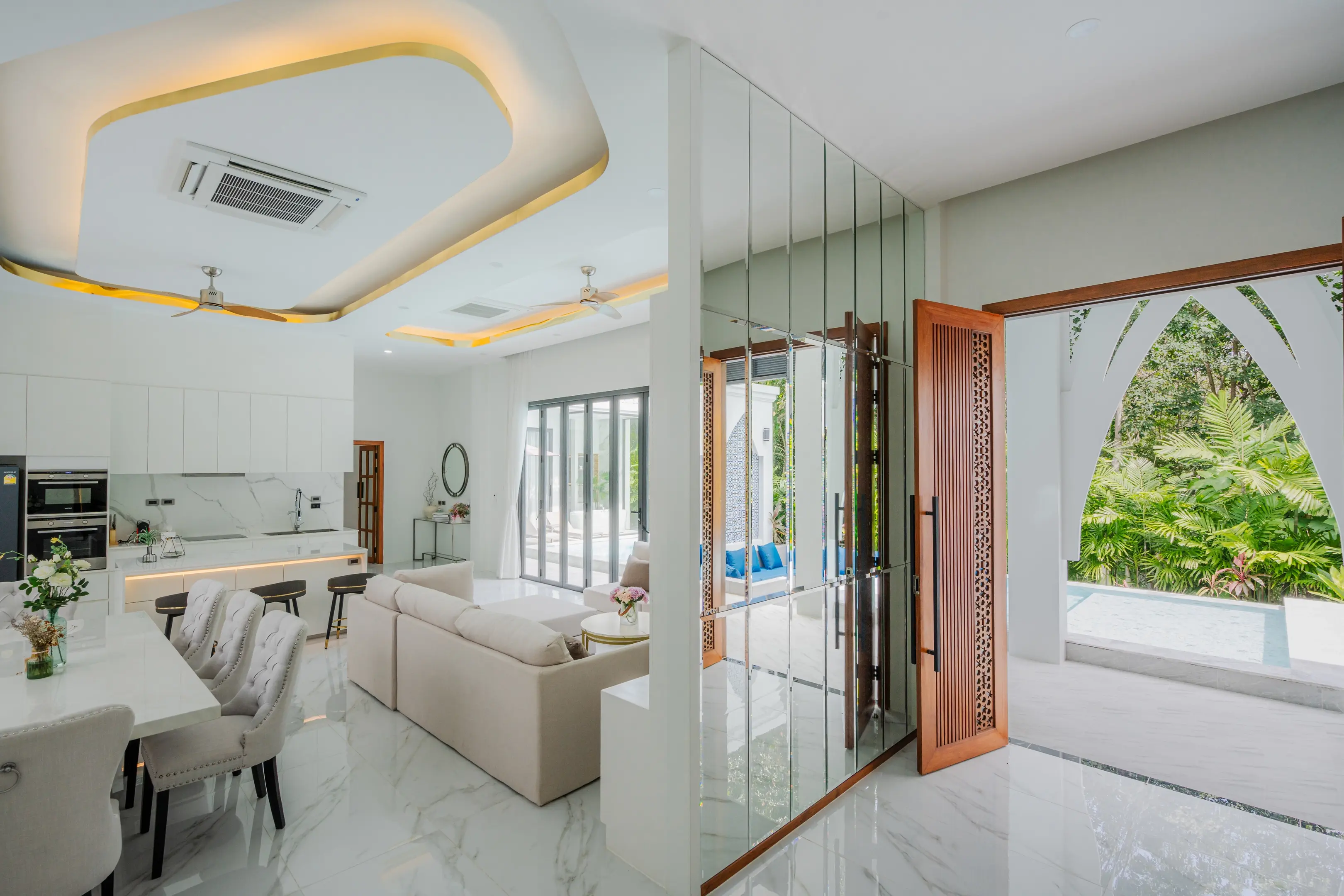 Spacious 5-Bedroom Modern Villa with Private Pool and Scenic Mountain Views in Menara, Phuket