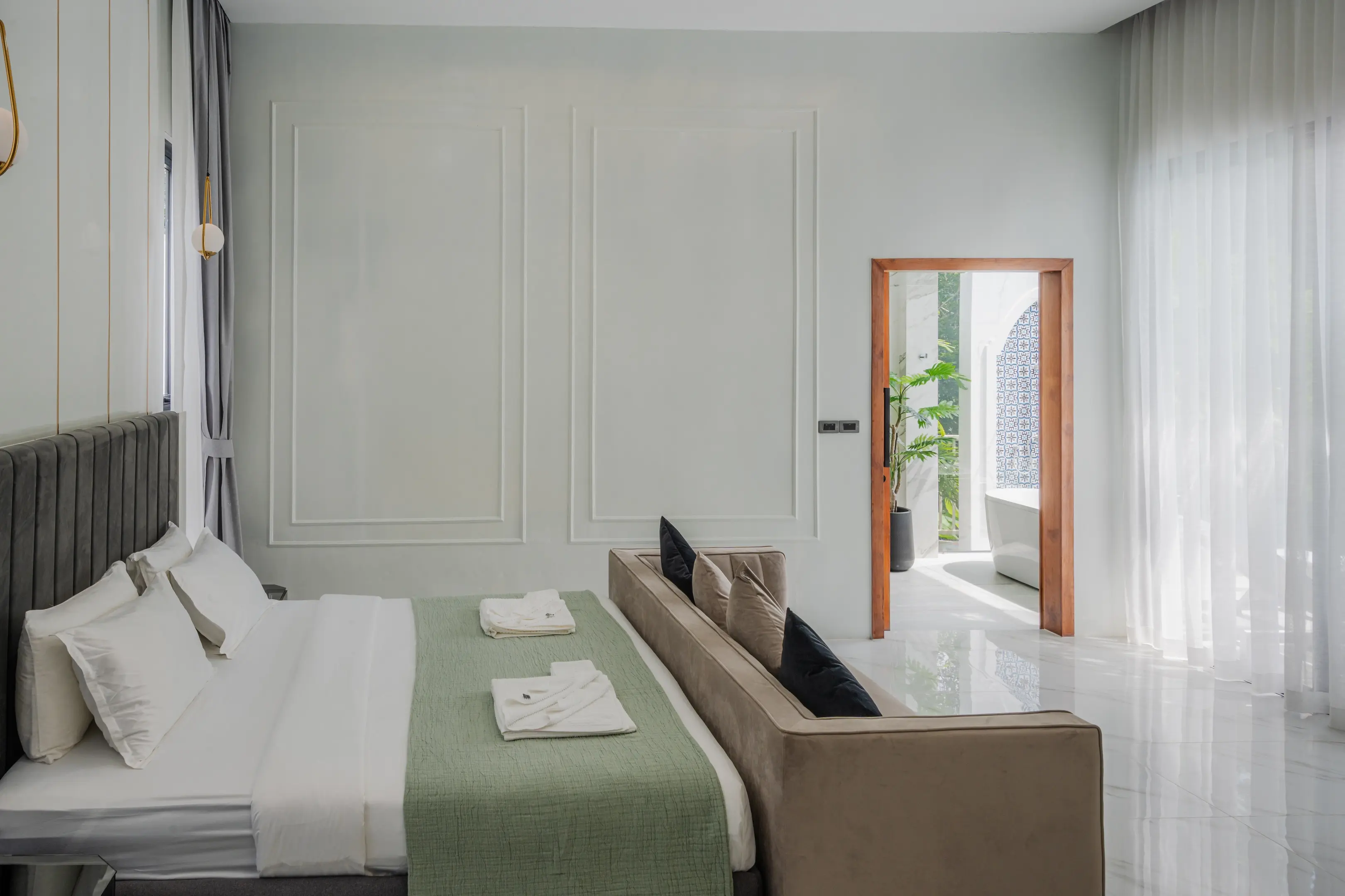 Spacious 5-Bedroom Modern Villa with Private Pool and Scenic Mountain Views in Menara, Phuket