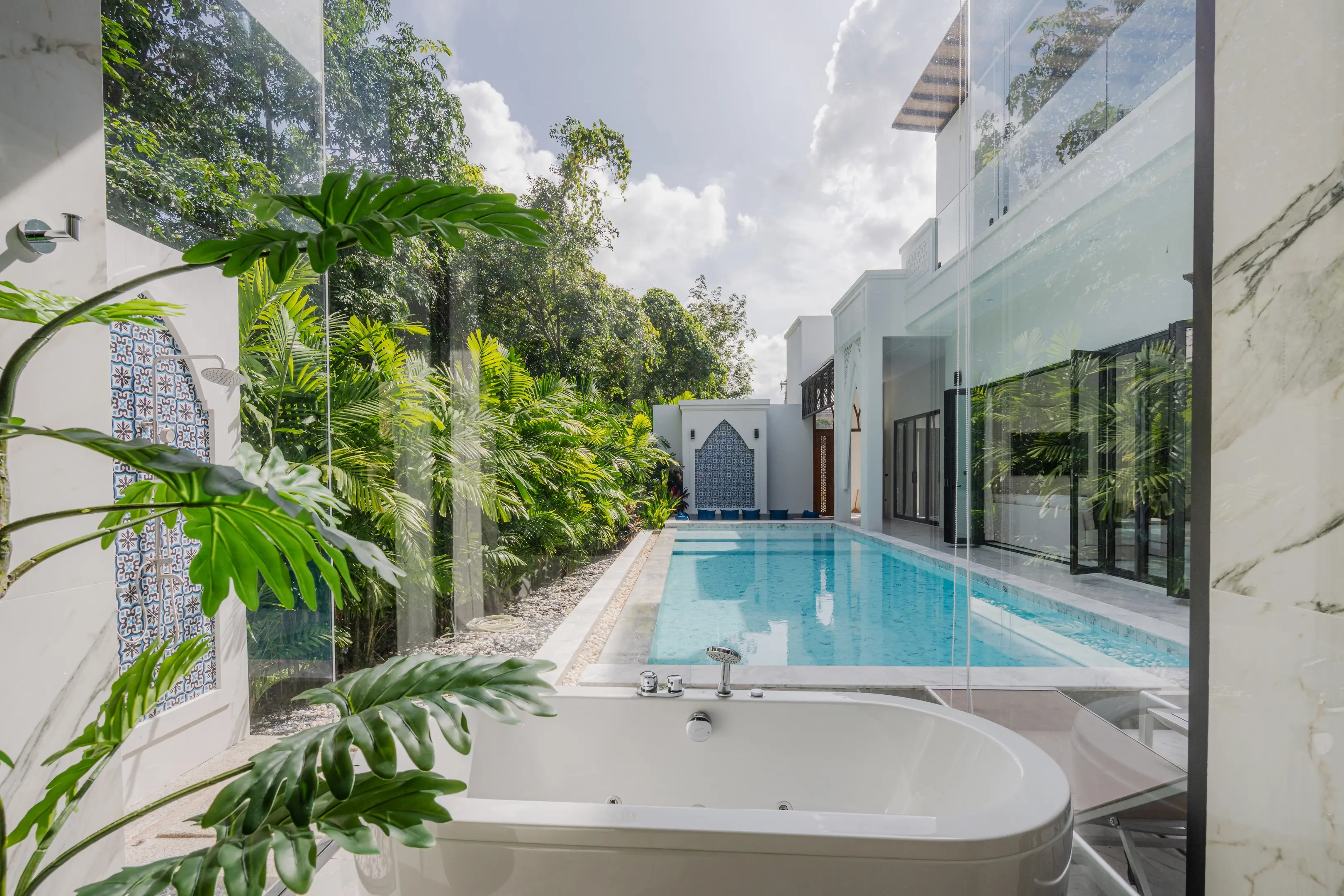 Spacious 5-Bedroom Modern Villa with Private Pool and Scenic Mountain Views in Menara, Phuket