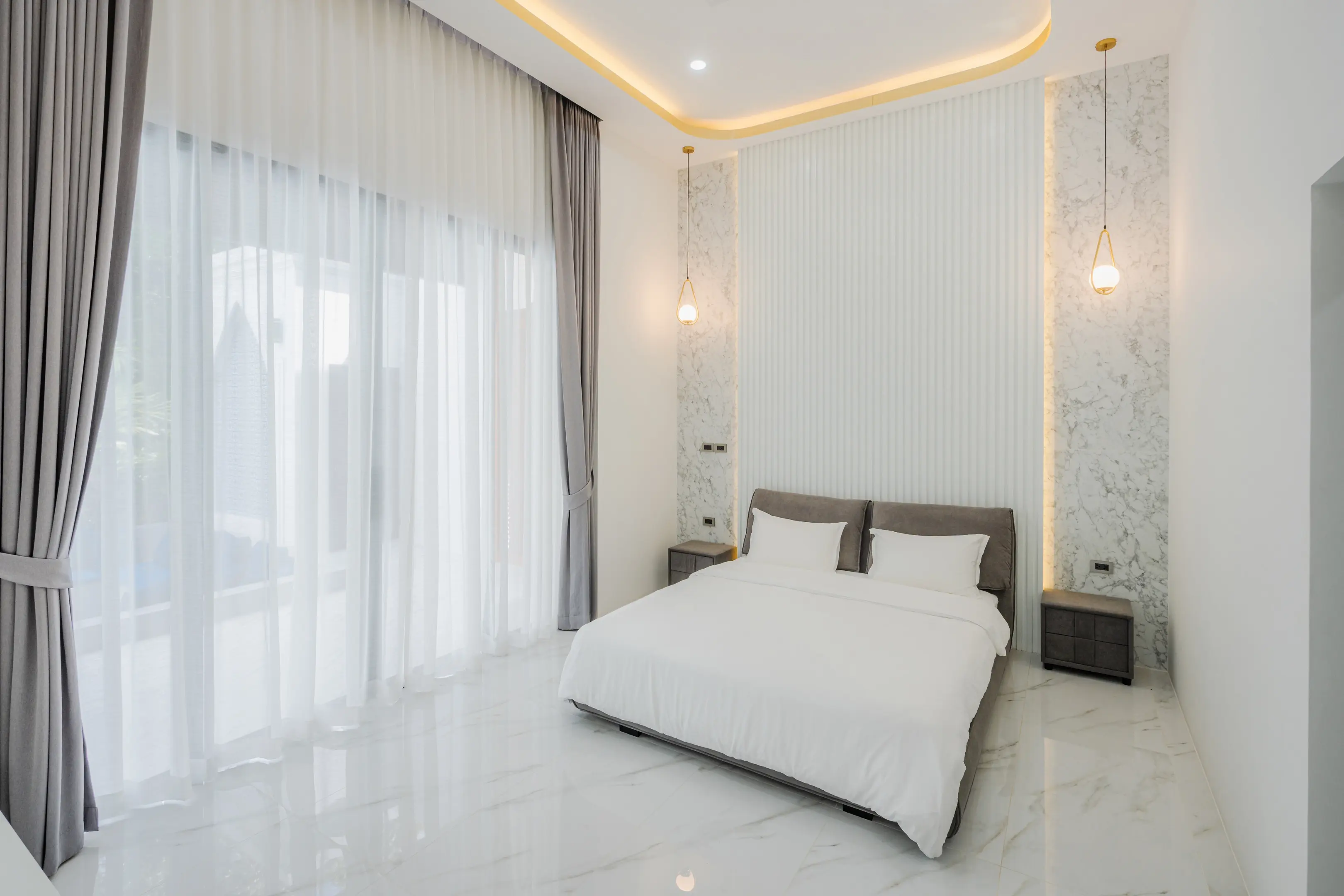 Spacious 5-Bedroom Modern Villa with Private Pool and Scenic Mountain Views in Menara, Phuket