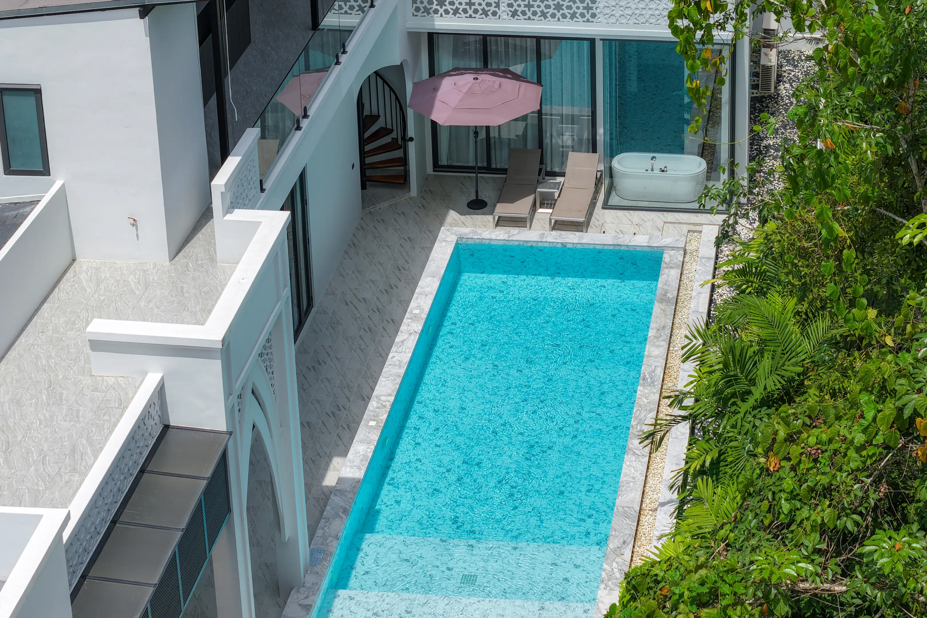 Spacious 5-Bedroom Modern Villa with Private Pool and Scenic Mountain Views in Menara, Phuket