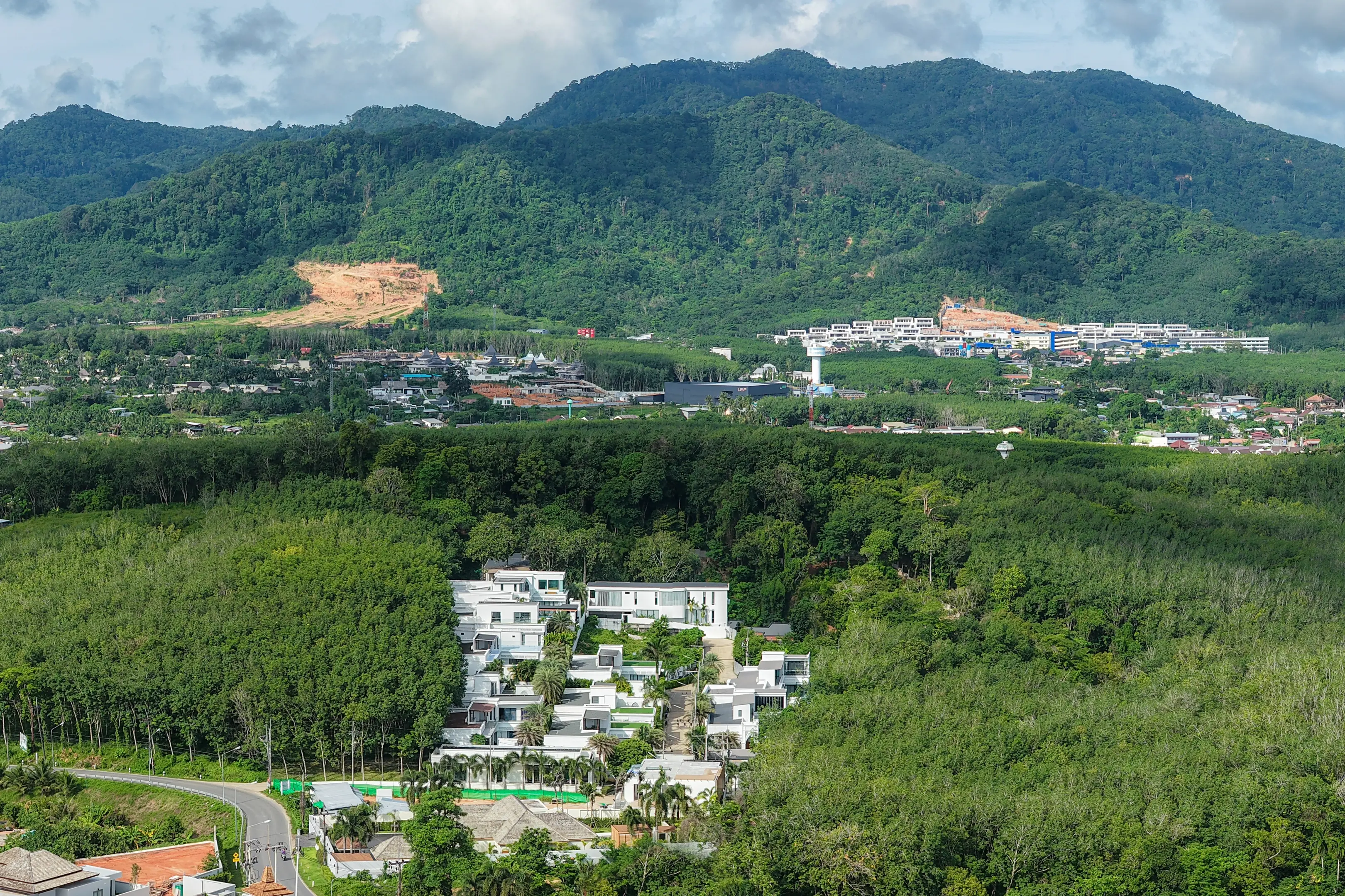 Spacious 5-Bedroom Modern Villa with Private Pool and Scenic Mountain Views in Menara, Phuket