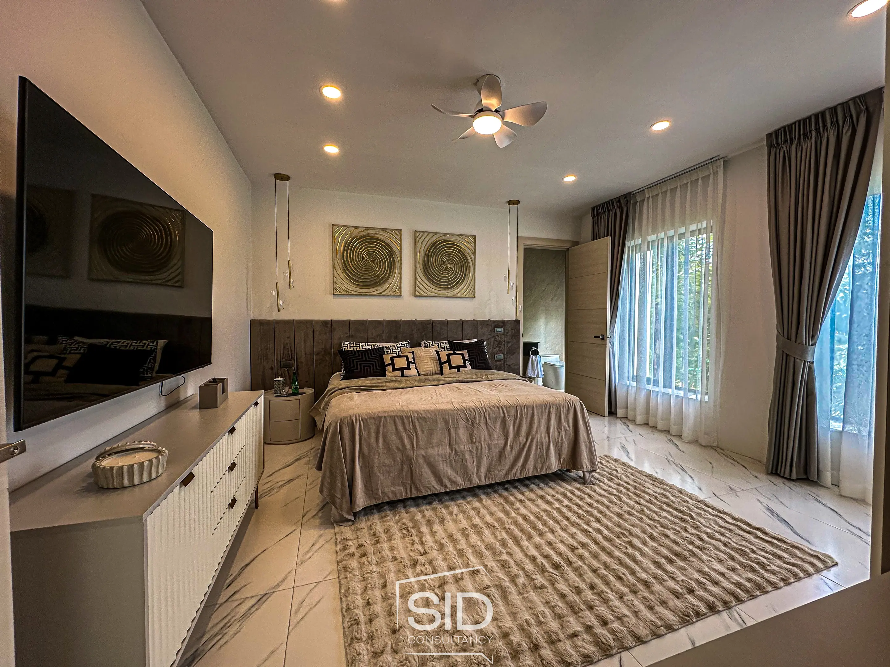 Spacious 6-Bedroom Modern Villa with Private Garden and Pool Views in Laguna Homes, Phuket