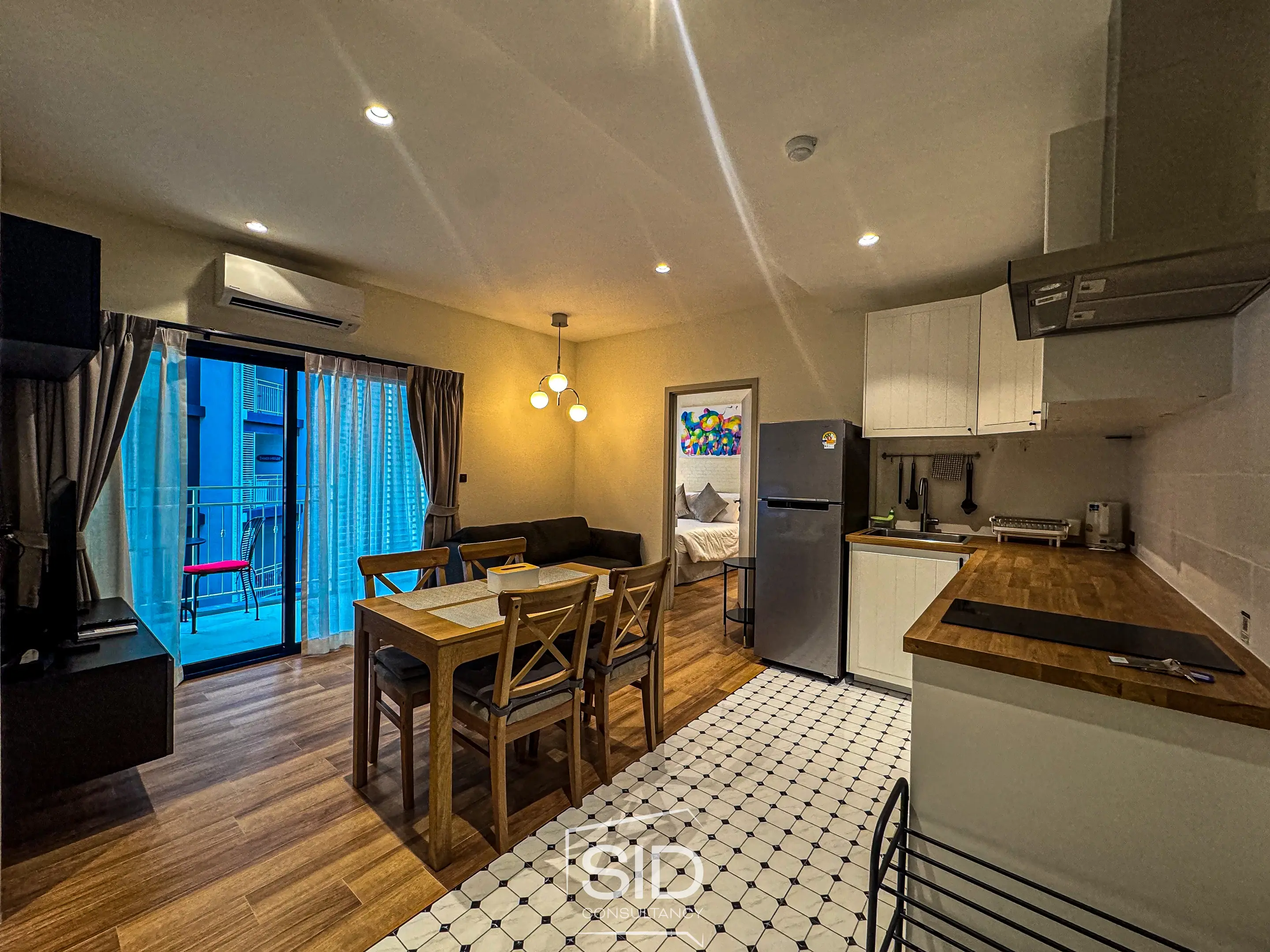 Modern 2-Bedroom Condo at The Title Halo 1, Nai Yang – Only 350m from the Beach 