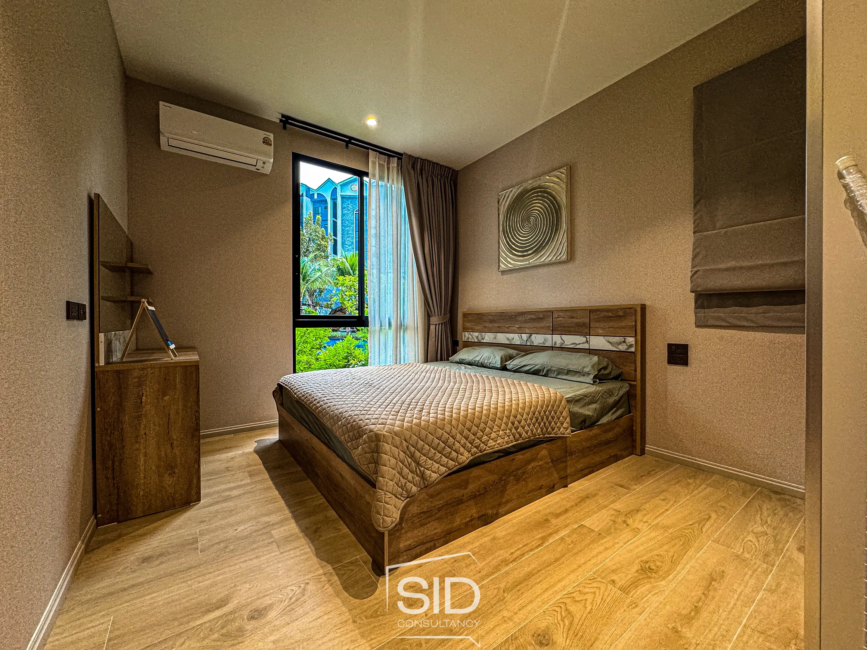 Modern 1-Bedroom Condo with Direct Pool Access – The Title Halo 1, Nai Yang