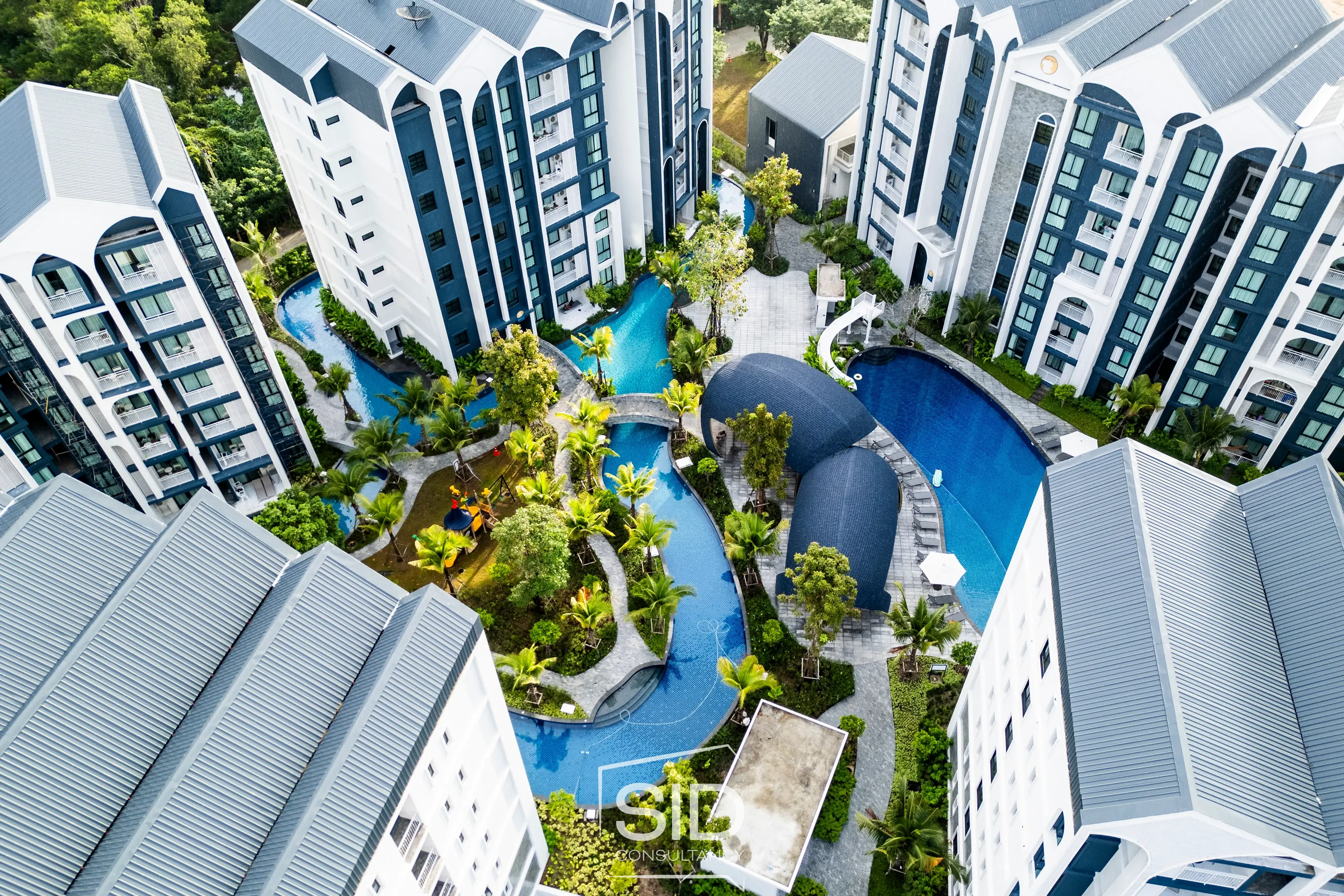 Modern 1-Bedroom Condo with Direct Pool Access – The Title Halo 1, Nai Yang