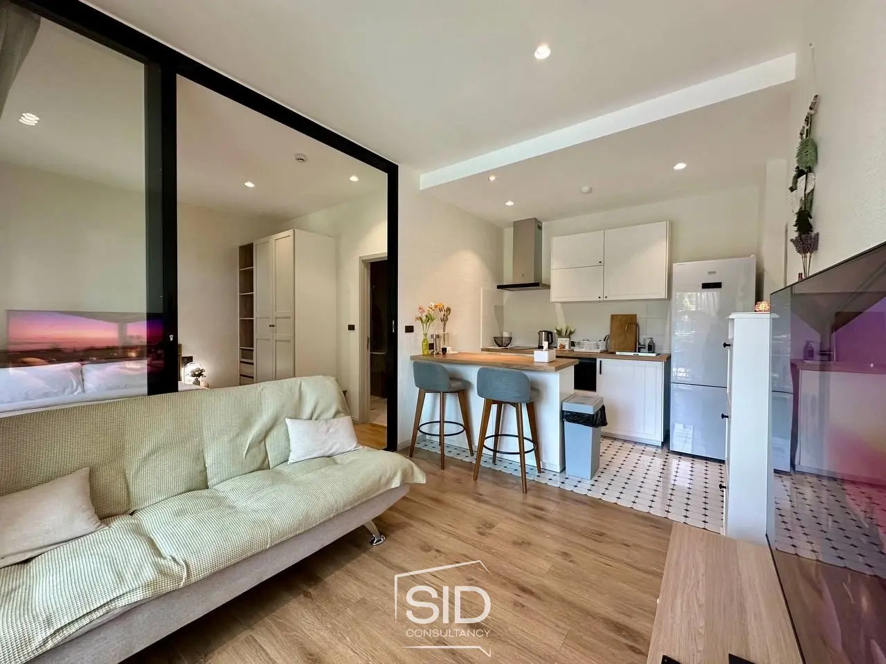 Modern 1-Bedroom Condo with Private Pool Access – The Title Halo 1, Nai Yang