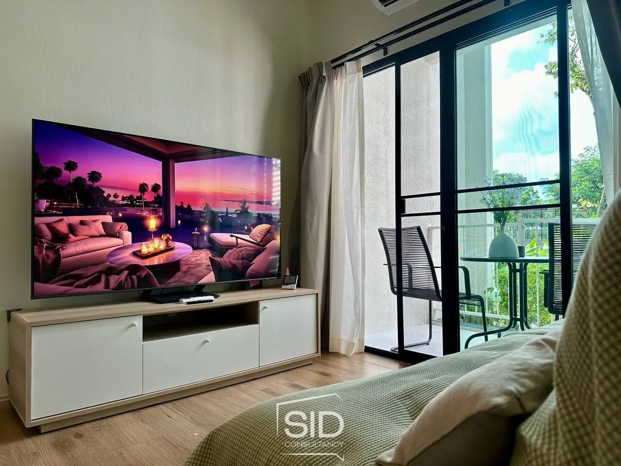Modern 1-Bedroom Condo with Private Pool Access – The Title Halo 1, Nai Yang