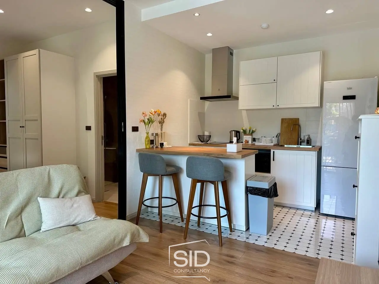 Modern 1-Bedroom Condo with Private Pool Access – The Title Halo 1, Nai Yang
