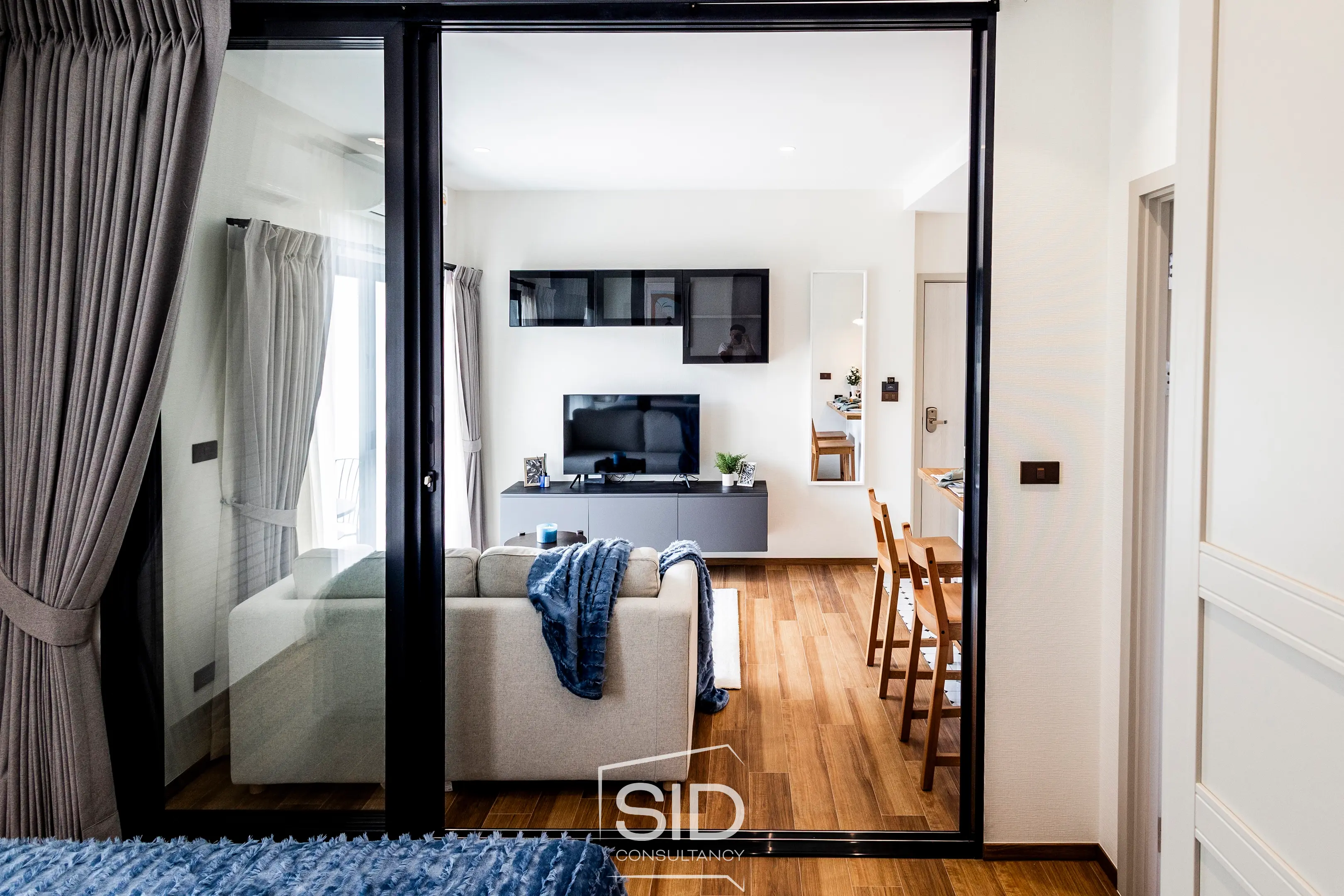 Modern 1-Bedroom Condo at The Title Halo 1, Nai Yang – Mountain View