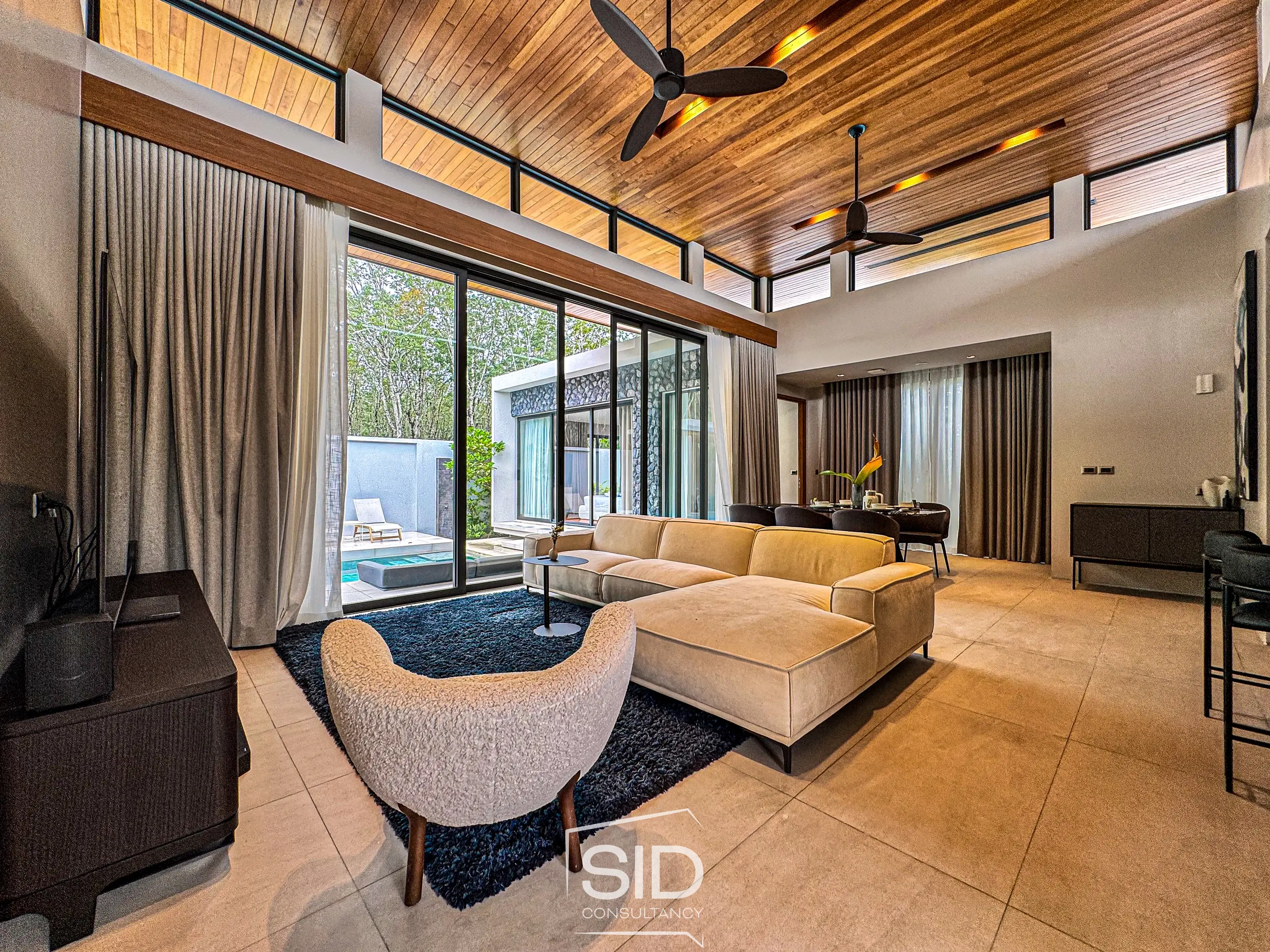 Botanica Modern Loft – 3-Bedroom Nature-Loft Villa in Si Sunthon, Phuket