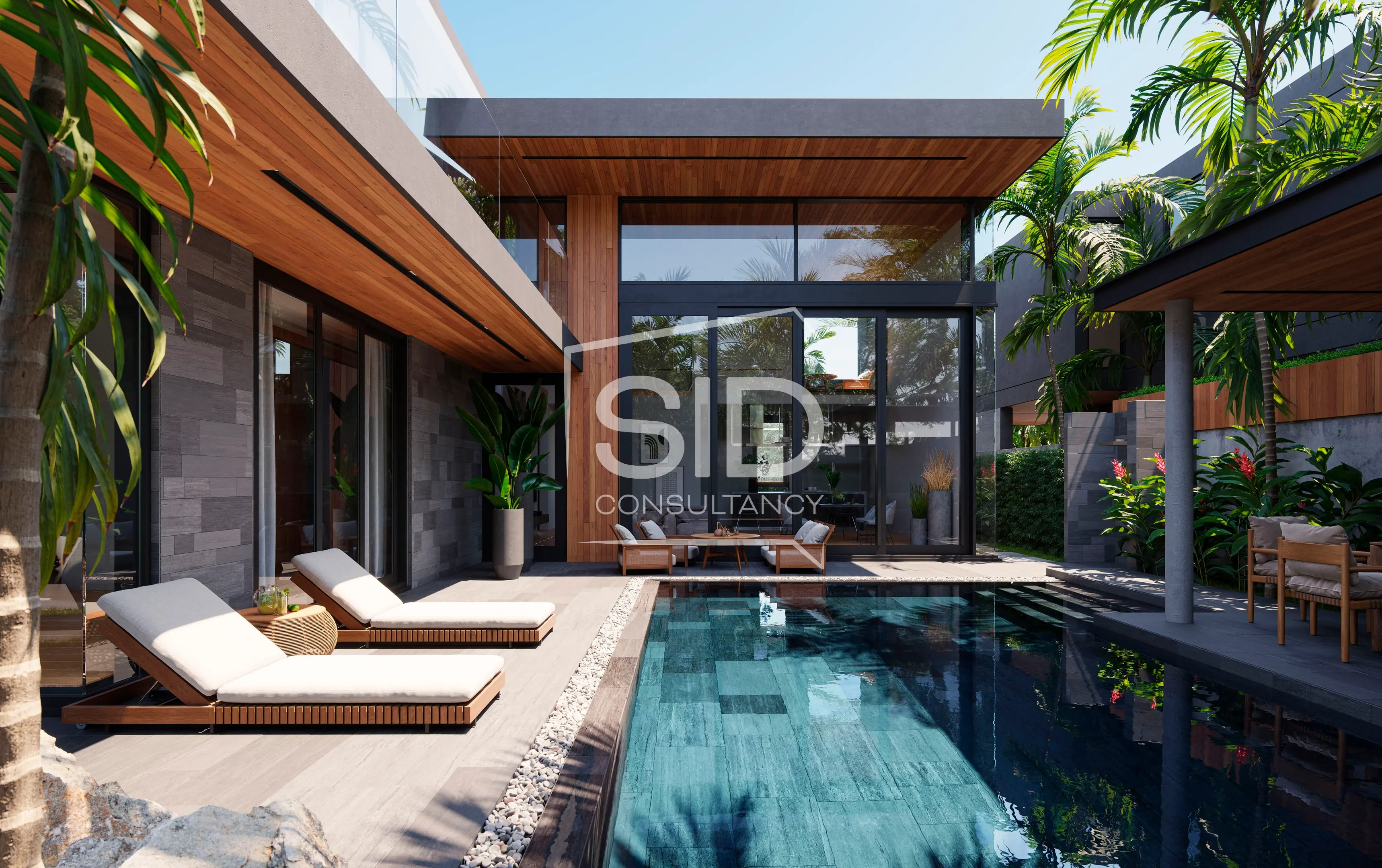 Villa Type A — Redwood Lakeside 2 floors villa with panoramic hillside views. 