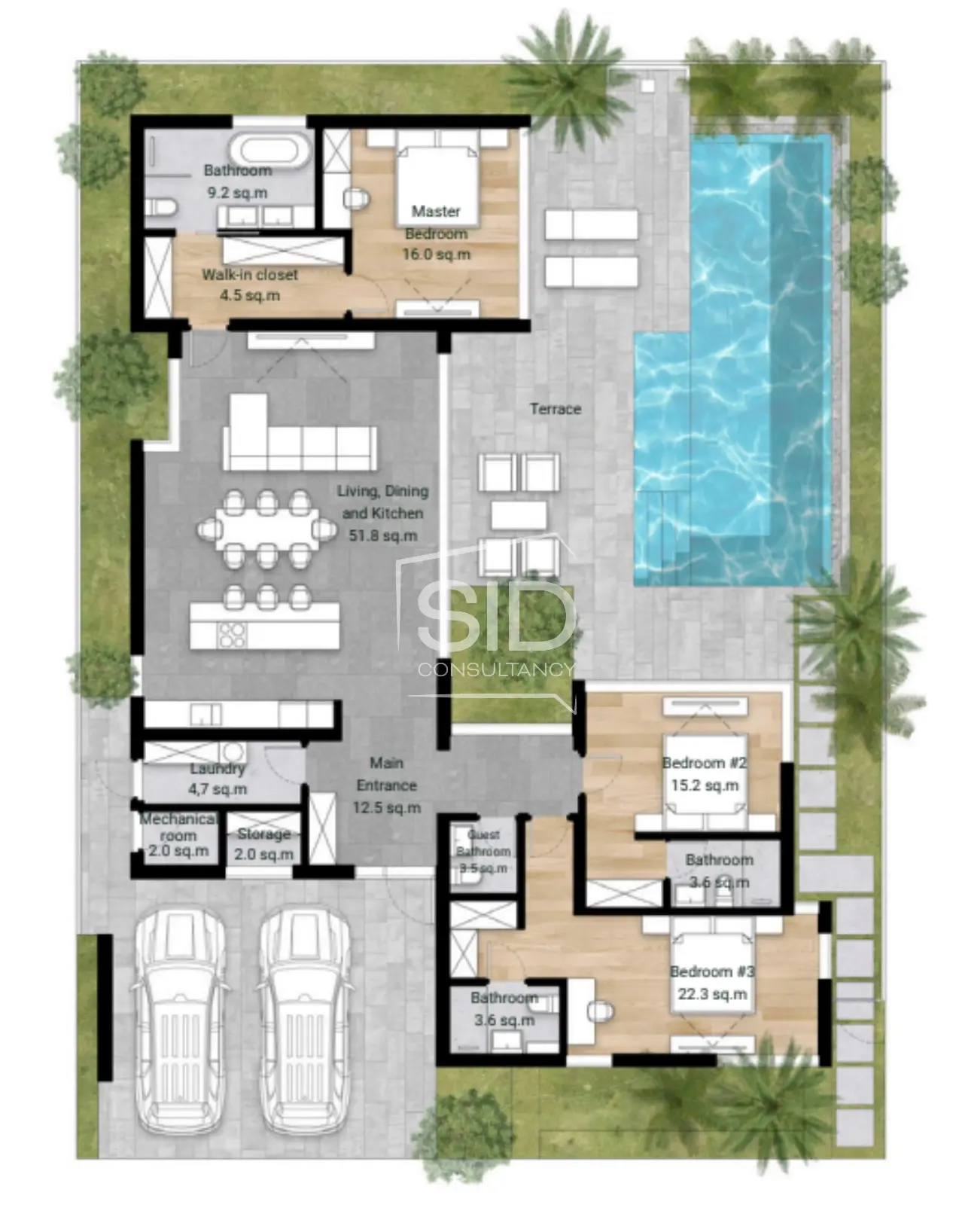 Villa layout