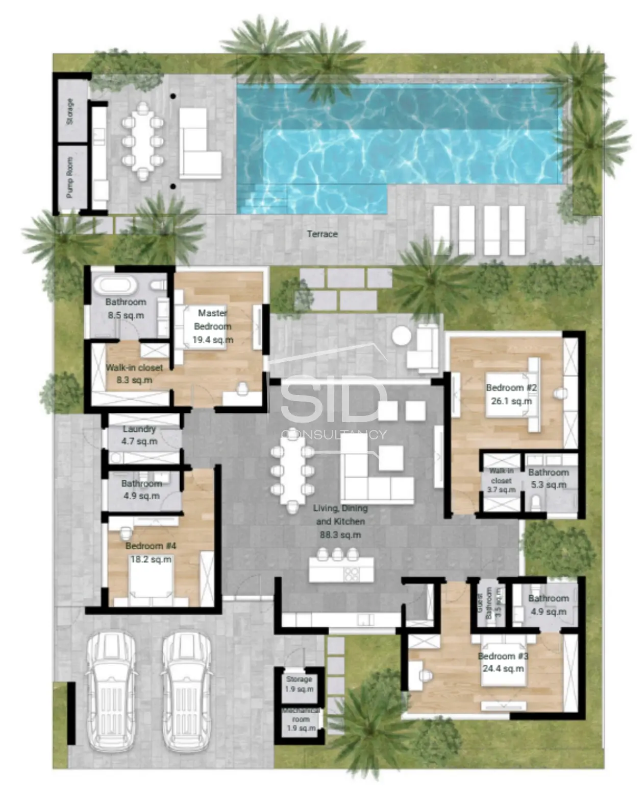 Villa layout