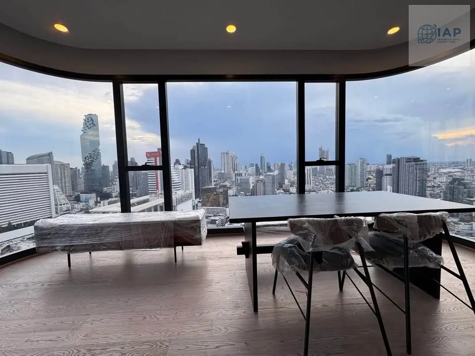 Rare Corner High-Rise Condo with Panoramic City Views in Ashton Chula Silom