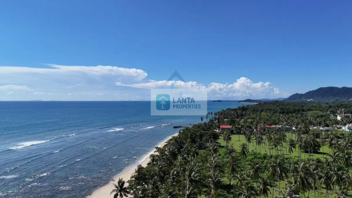 23 Rai Beachfront land on Klong Kong, Koh Lanta