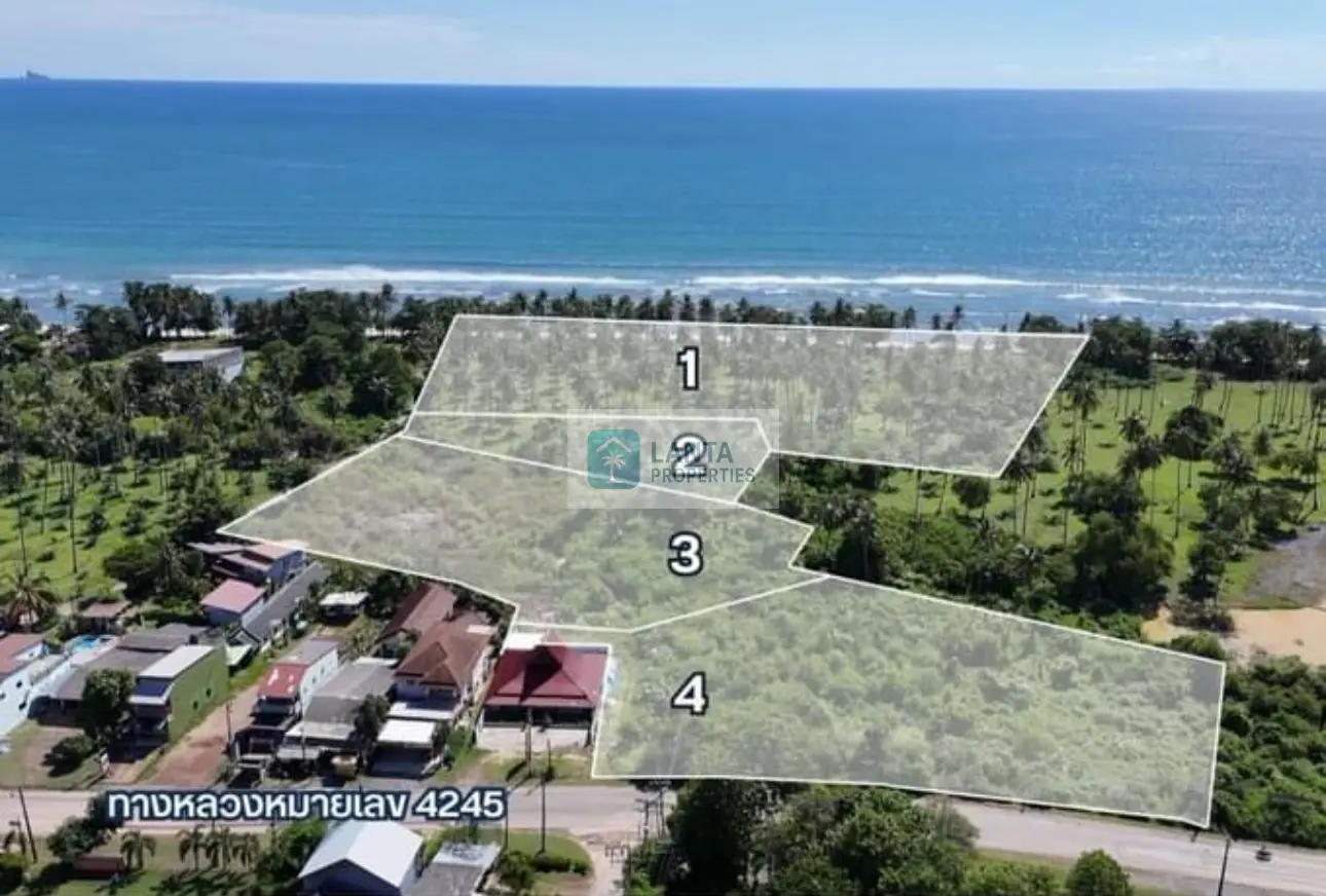 23 Rai Beachfront land on Klong Kong, Koh Lanta