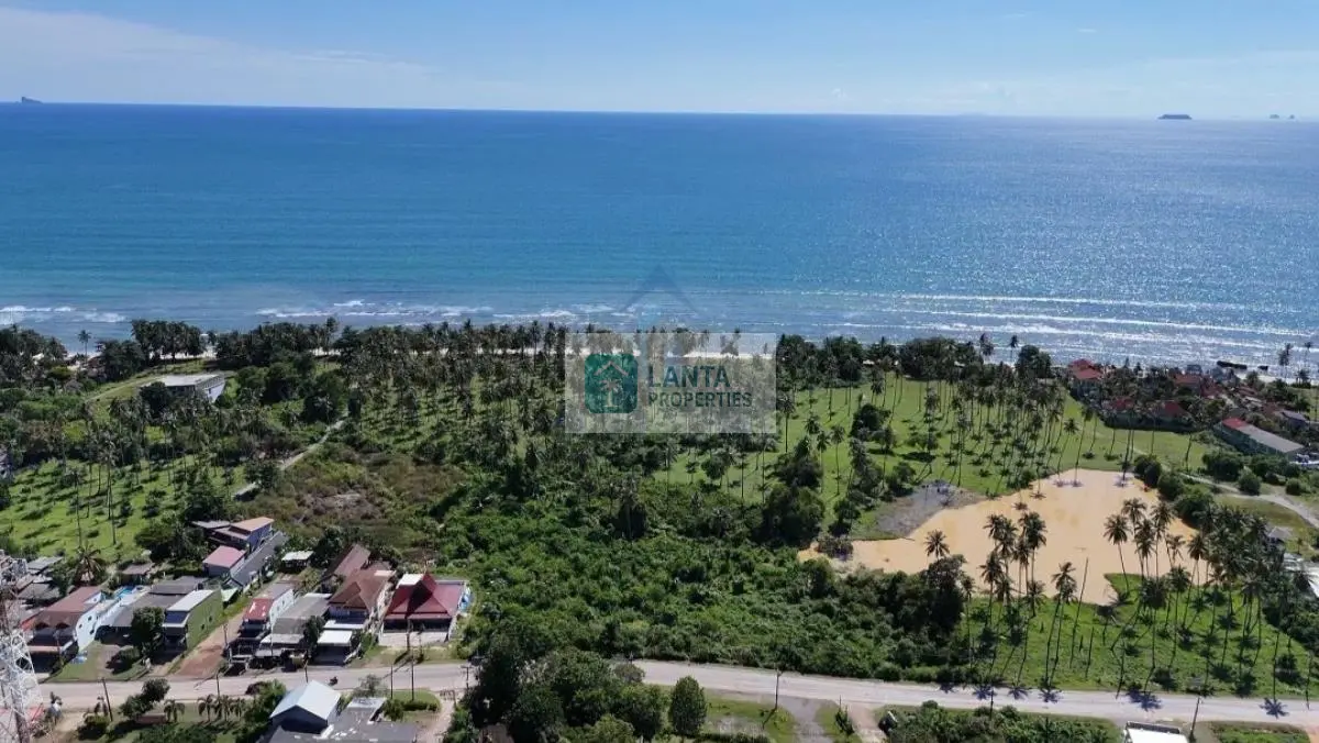 23 Rai Beachfront land on Klong Kong, Koh Lanta