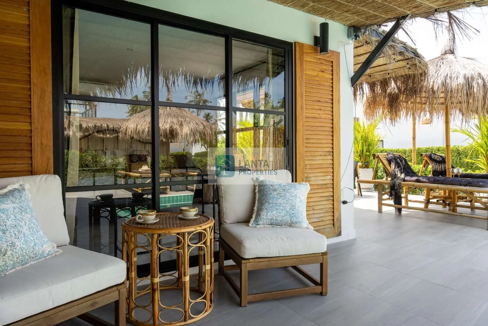 Charming 3-Bedroom House with Pool and Sea View in Koh Lanta