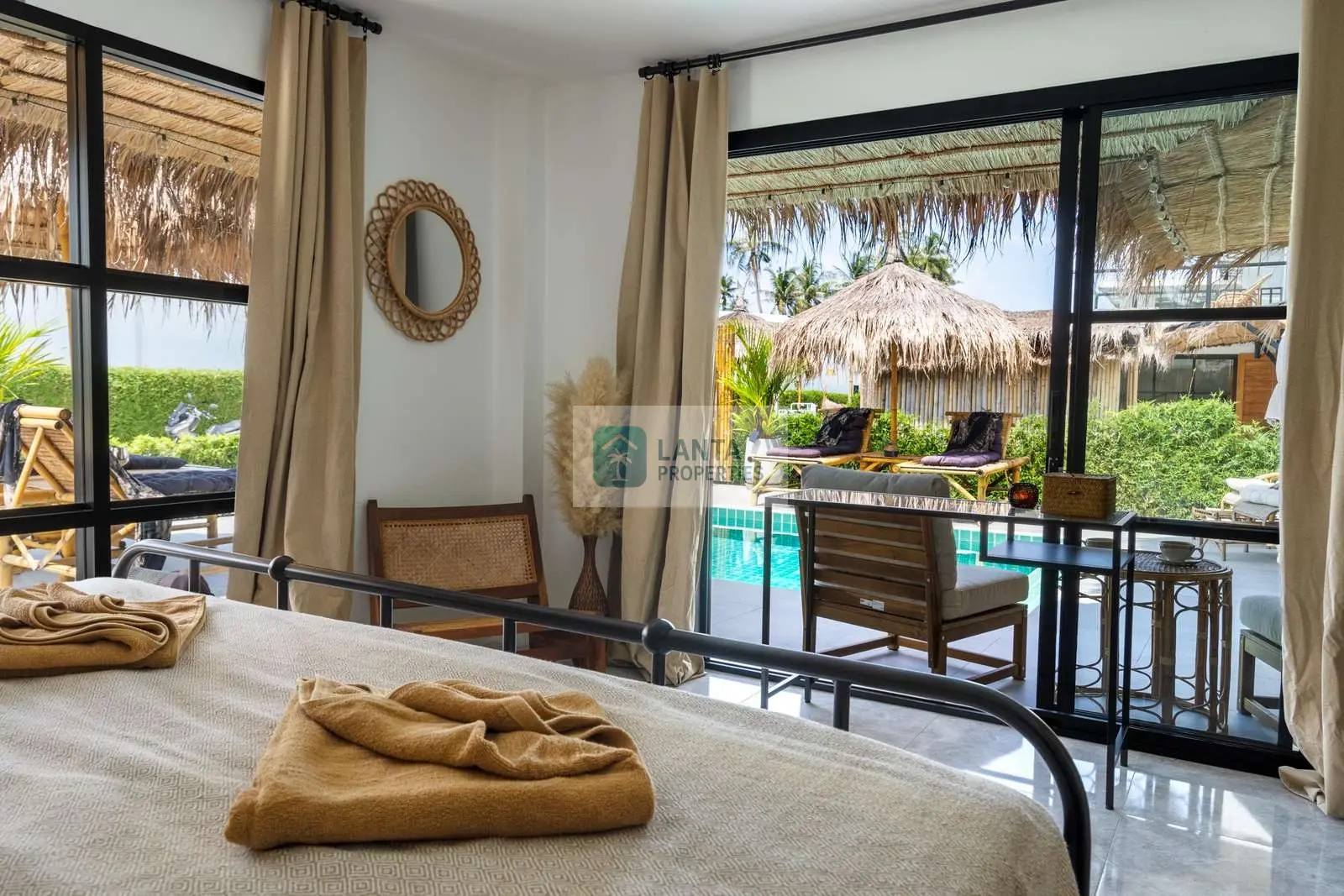 Charming 3-Bedroom House with Pool and Sea View in Koh Lanta