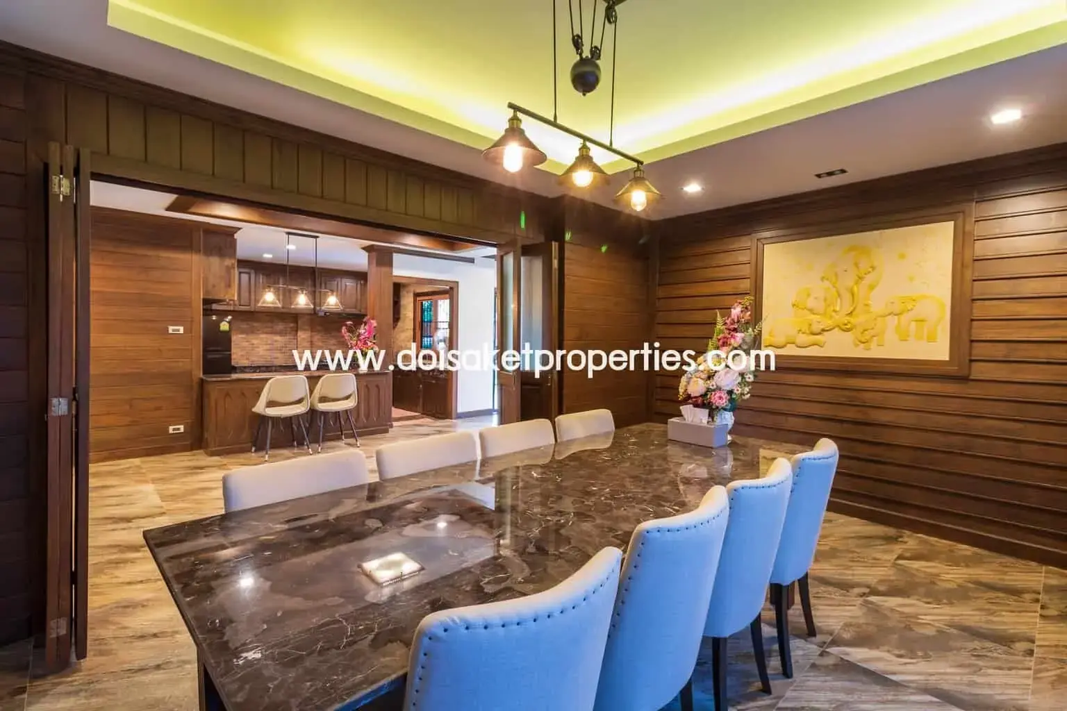 (HS210-04) Gorgeous 2 Storey Home with Swimming Pool for Sale in a Moo Baan in San Na Meng, San Sai