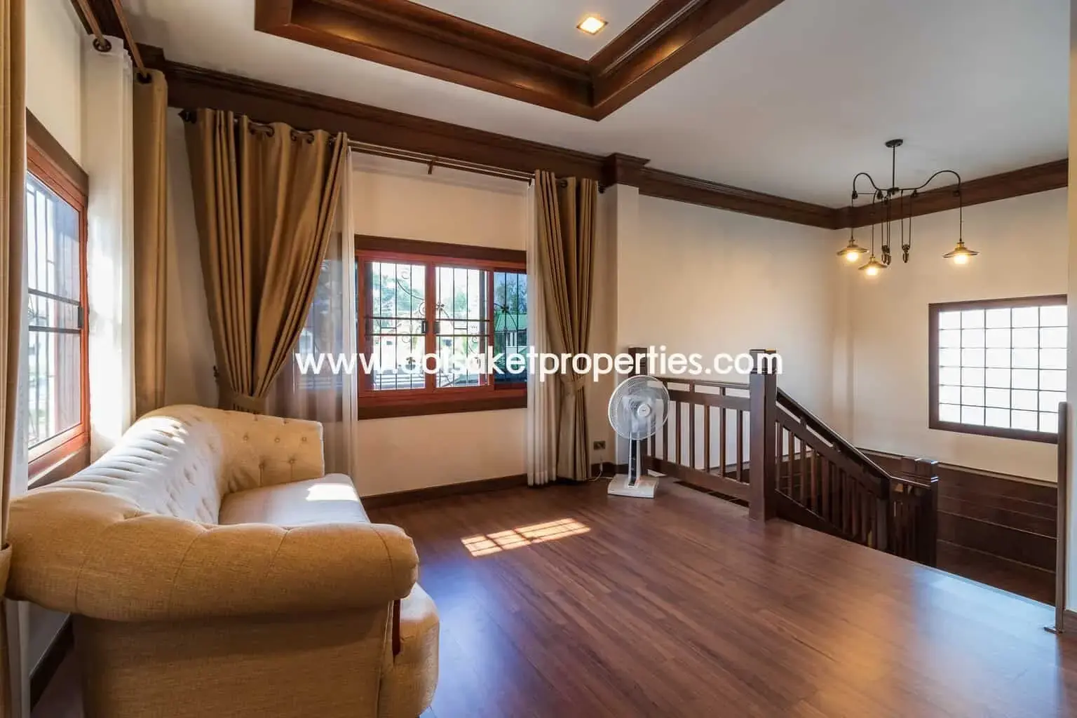 (HS210-04) Gorgeous 2 Storey Home with Swimming Pool for Sale in a Moo Baan in San Na Meng, San Sai