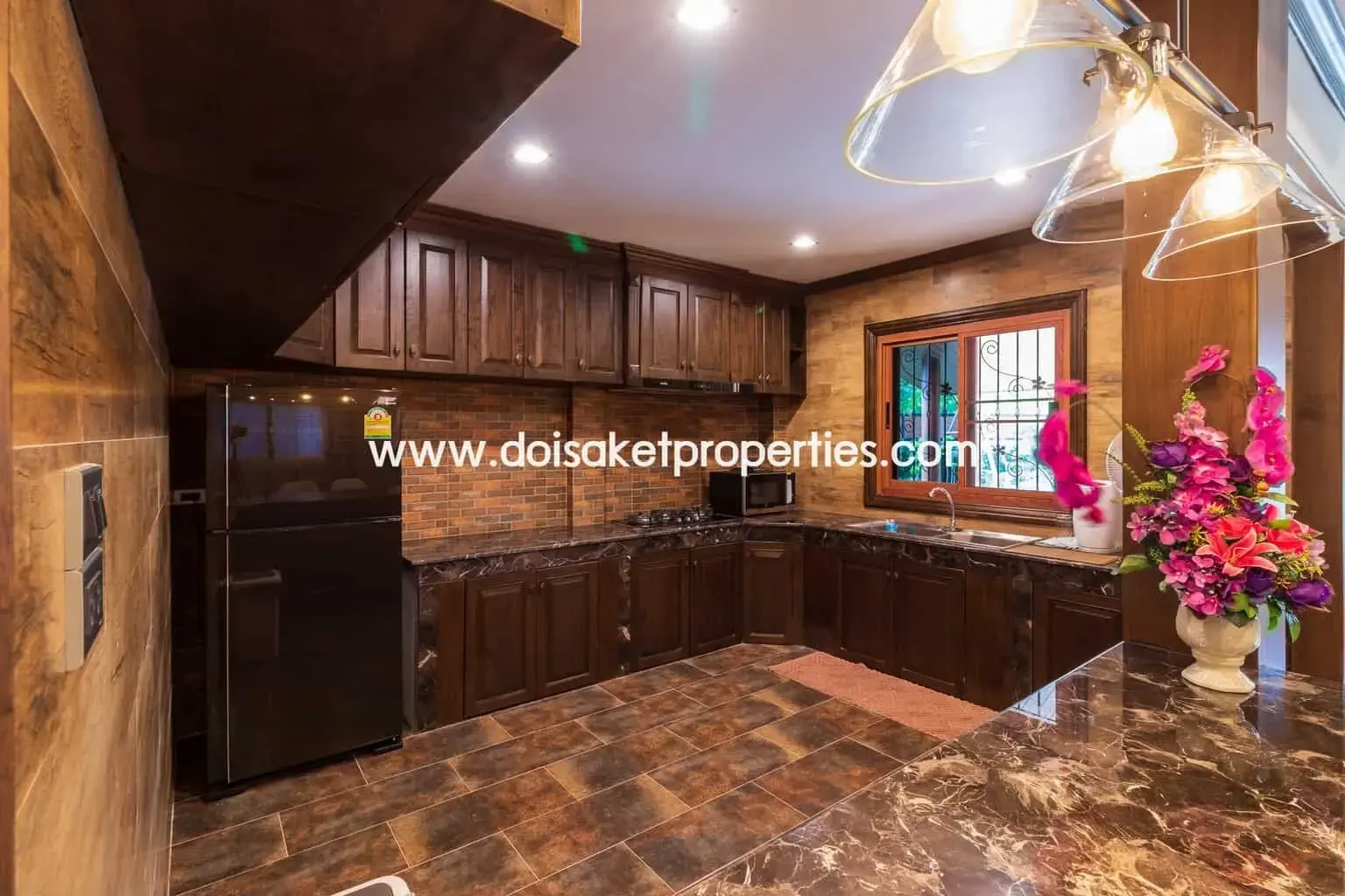 (HS210-04) Gorgeous 2 Storey Home with Swimming Pool for Sale in a Moo Baan in San Na Meng, San Sai