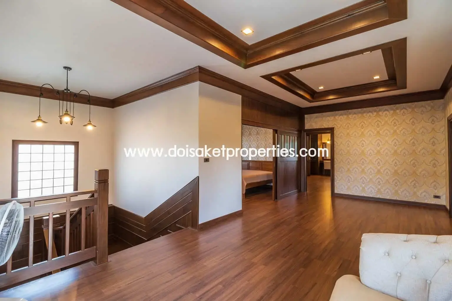 (HS210-04) Gorgeous 2 Storey Home with Swimming Pool for Sale in a Moo Baan in San Na Meng, San Sai