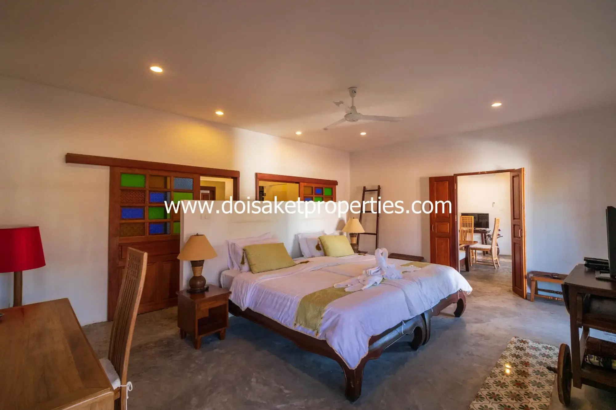 (HR184-V2U) Lovely 2-Bedroom Family Suite for Rent in Choeng Doi, Doi Saket